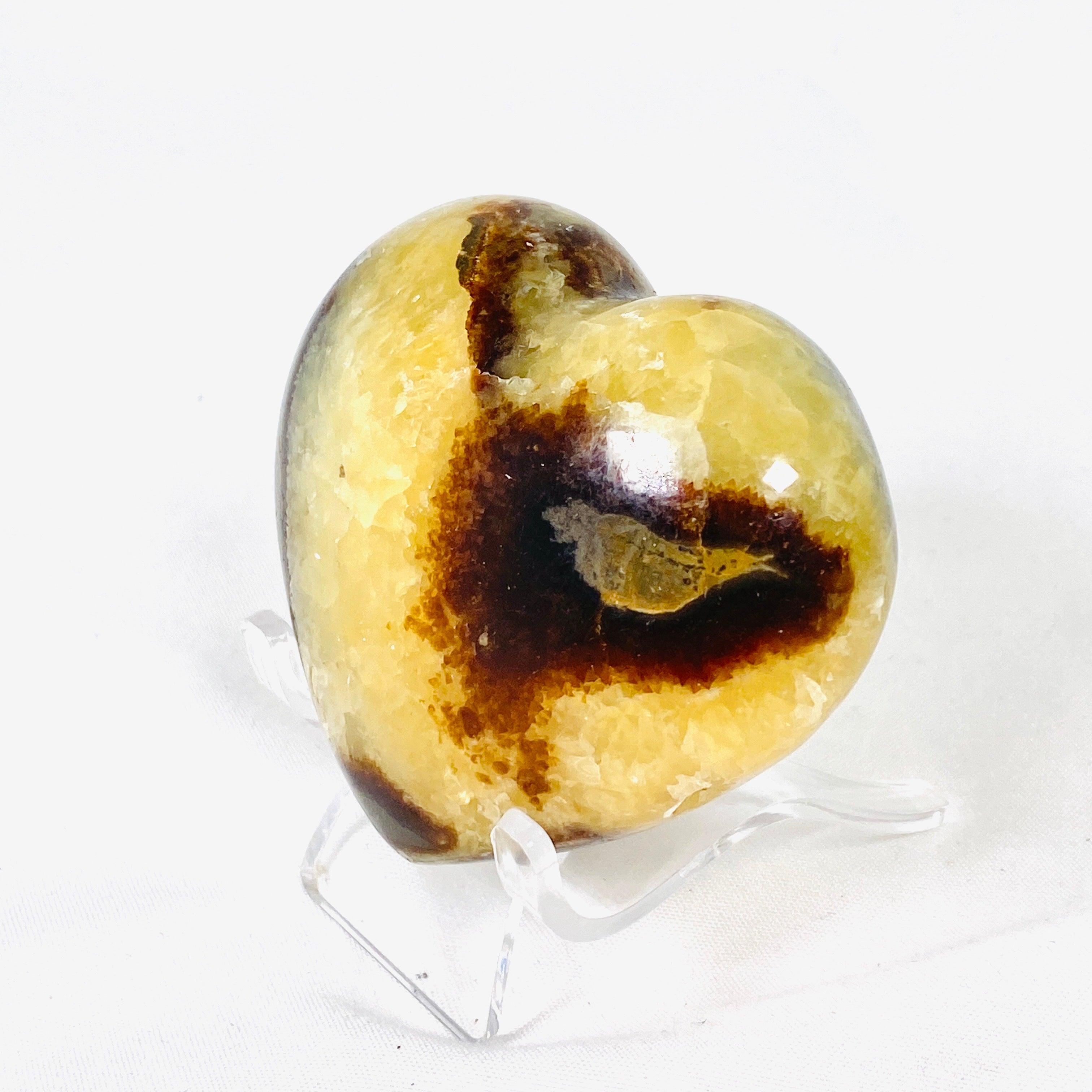 Septarian Jasper Heart SEJH 05 - Natural Stone Crystal for Meditation, Healing & Jewelry Making - Perfect for Home Decor, Spiritual Gifts & Energy Work