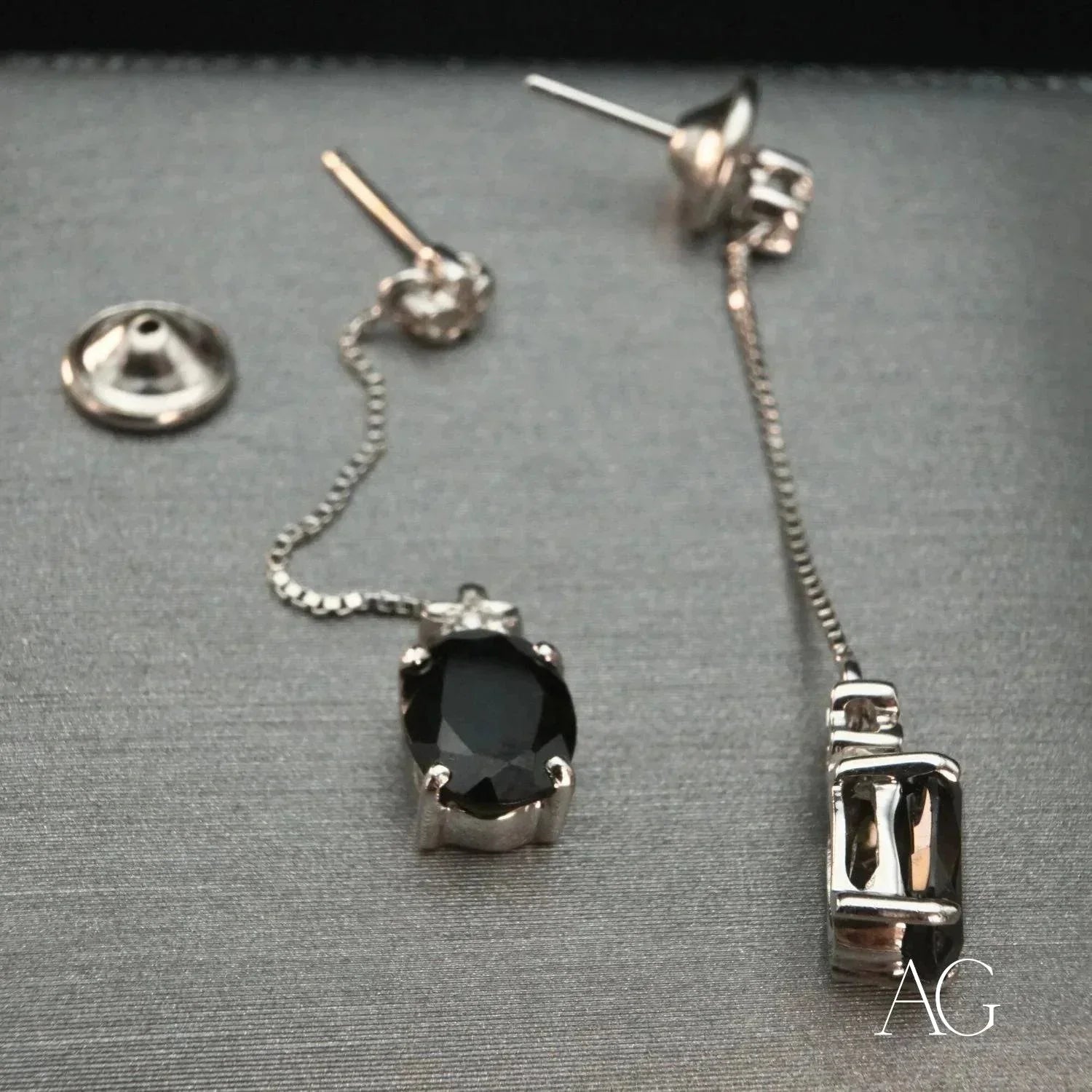 18k White Gold Green Tourmaline Earrings for Women - Elegant Gemstone Jewelry for Parties, Weddings & Special Occasions