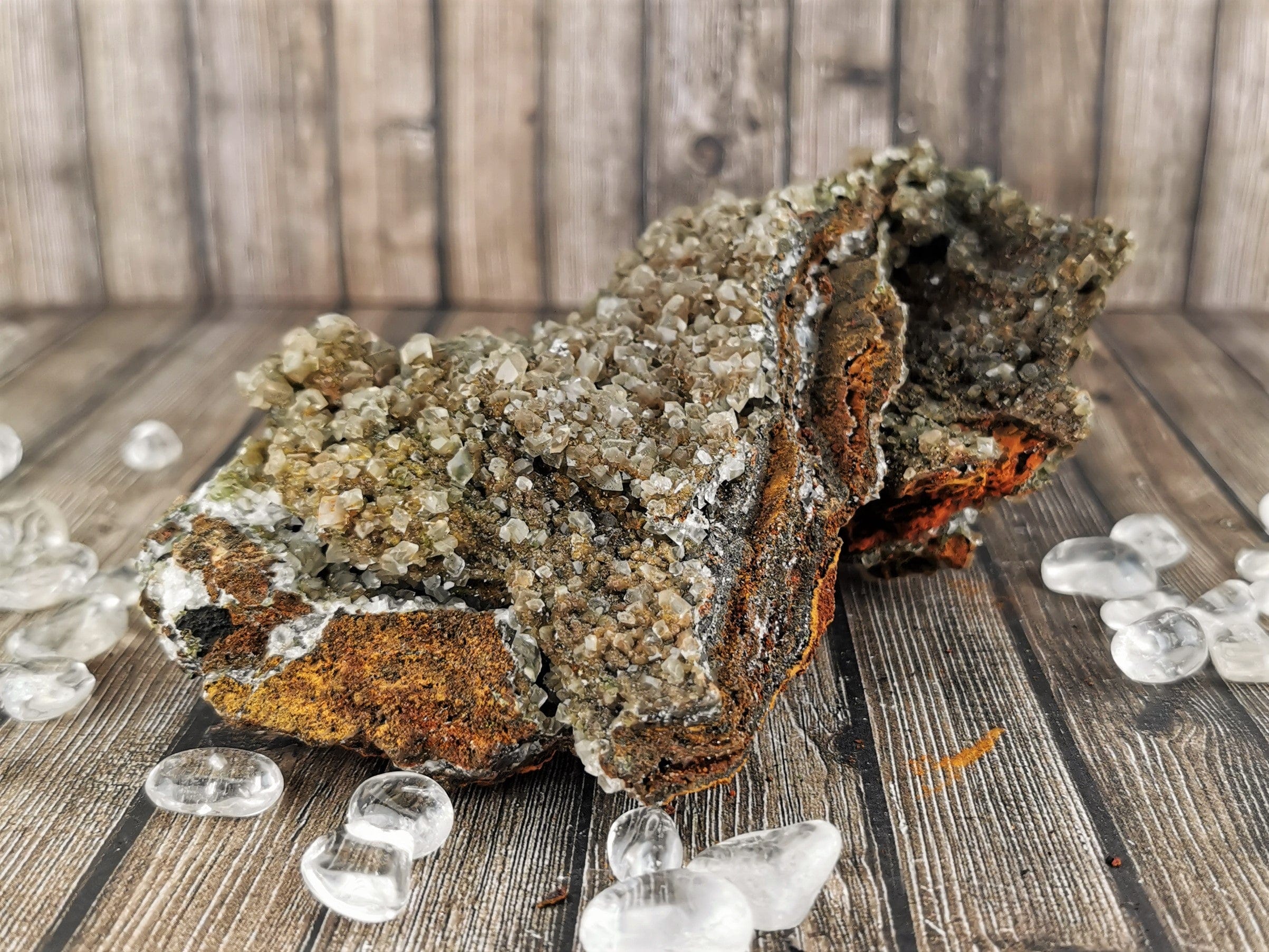 14cm Conichalcite Mineral Specimen - Rare Green Crystal for Collectors, Home Decor & Healing Crystals - Perfect for Display Cases, Meditation Spaces & Geology Enthusiasts