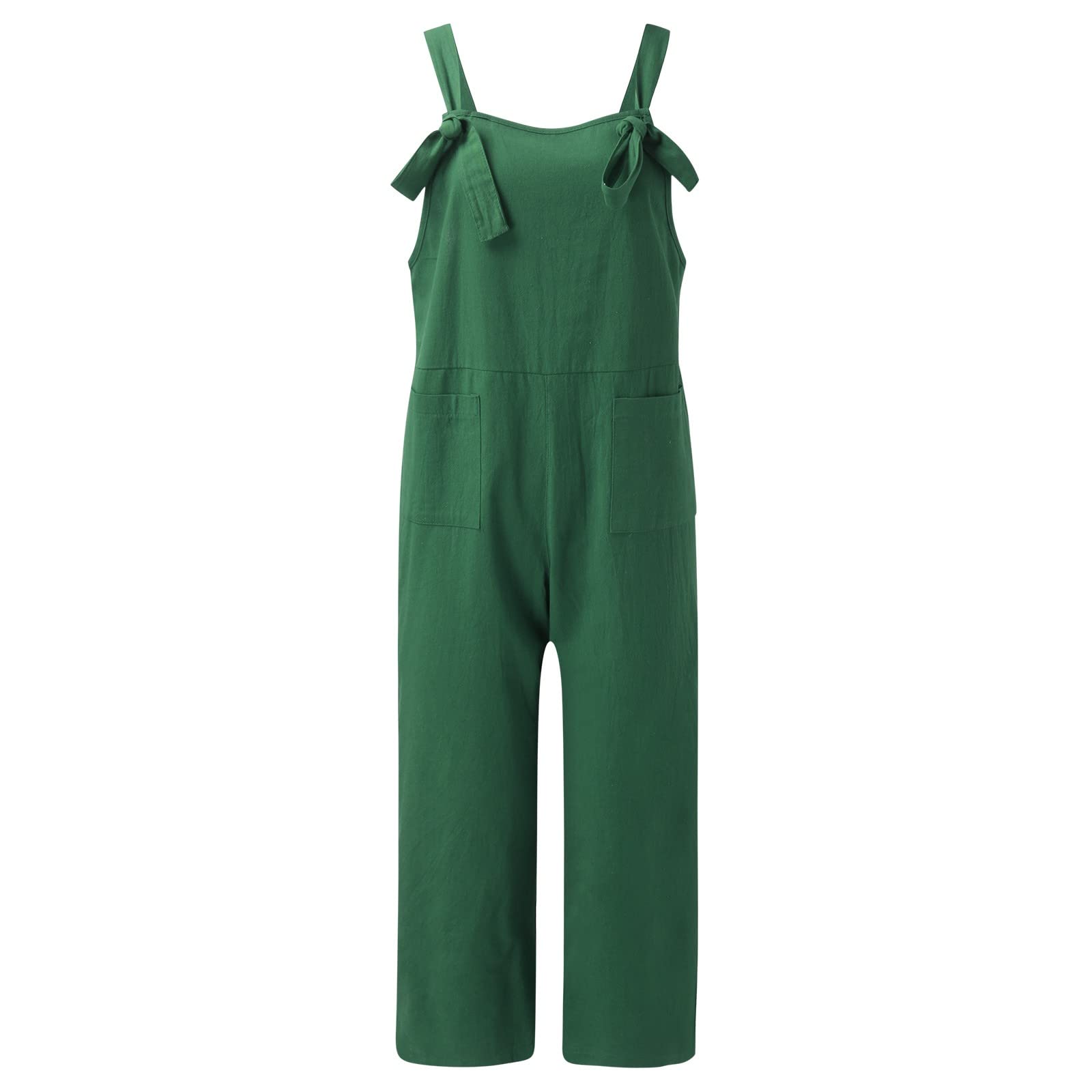 Petite Jumpsuits for Women - Summer Casual & Dressy Rompers with Pockets, Adjustable Straps & Loose Fit | Perfect for Beach Outings, Date Nights & Weekend Brunch