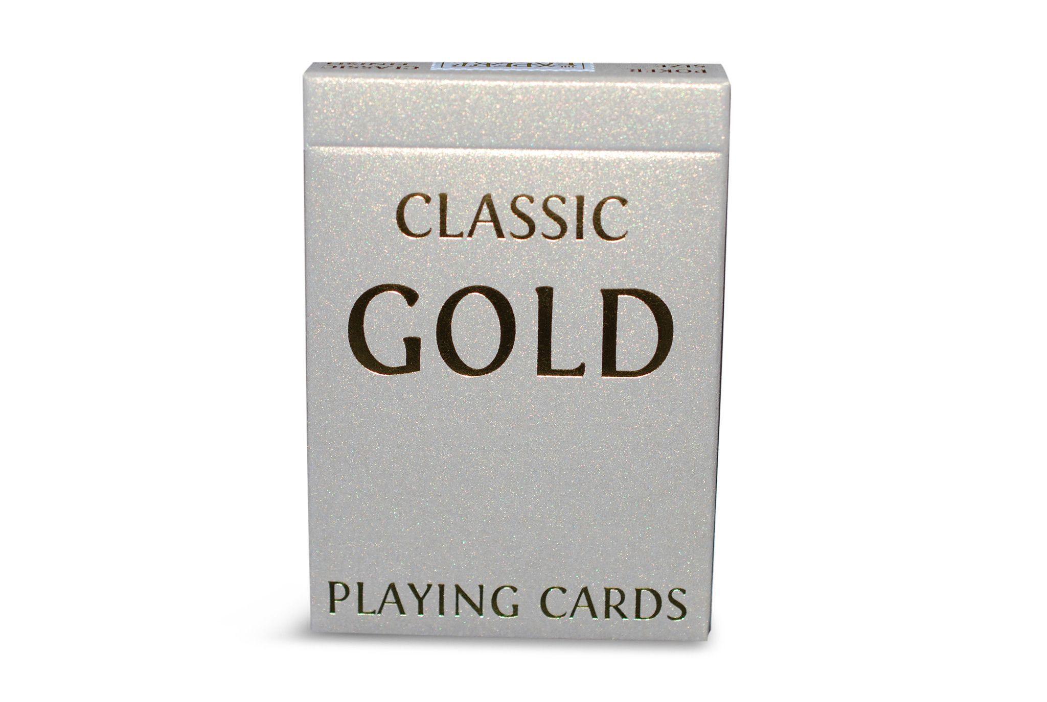 Premium Classic Gold Playing Cards - Elegant & Durable for Poker, Blackjack, Magic Tricks & Casino Nights