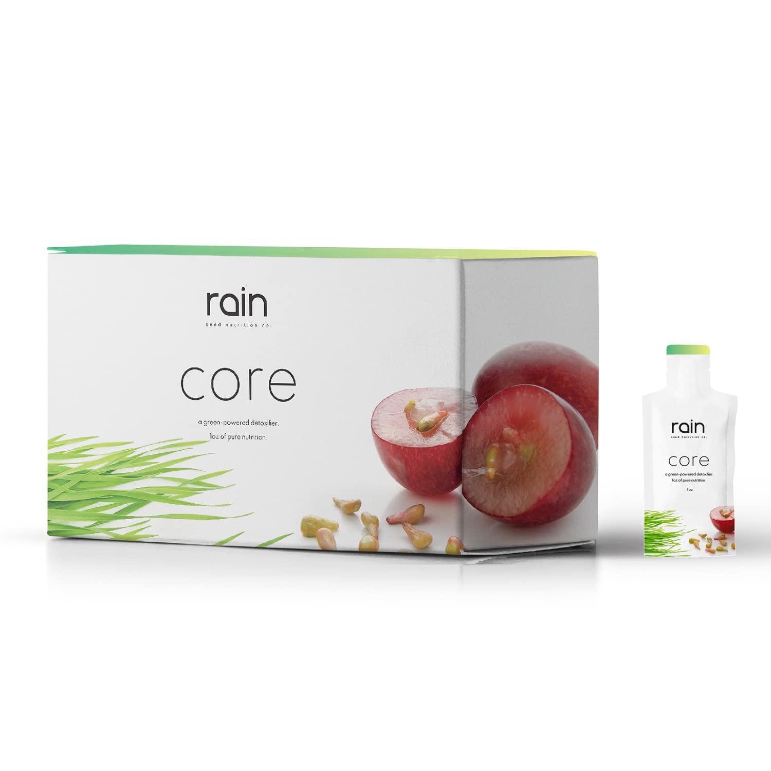 CORE Super Green Supplements - Organic Black Cumin Seed, Kale, Cranberry Seed, Spirulina, Milk Thistle & Wheat Grass Powder - Immune System Booster & Detox Support - 30 Single-Serve Pouches - Perfect for Smoothies, Juices & Daily Wellness Routine