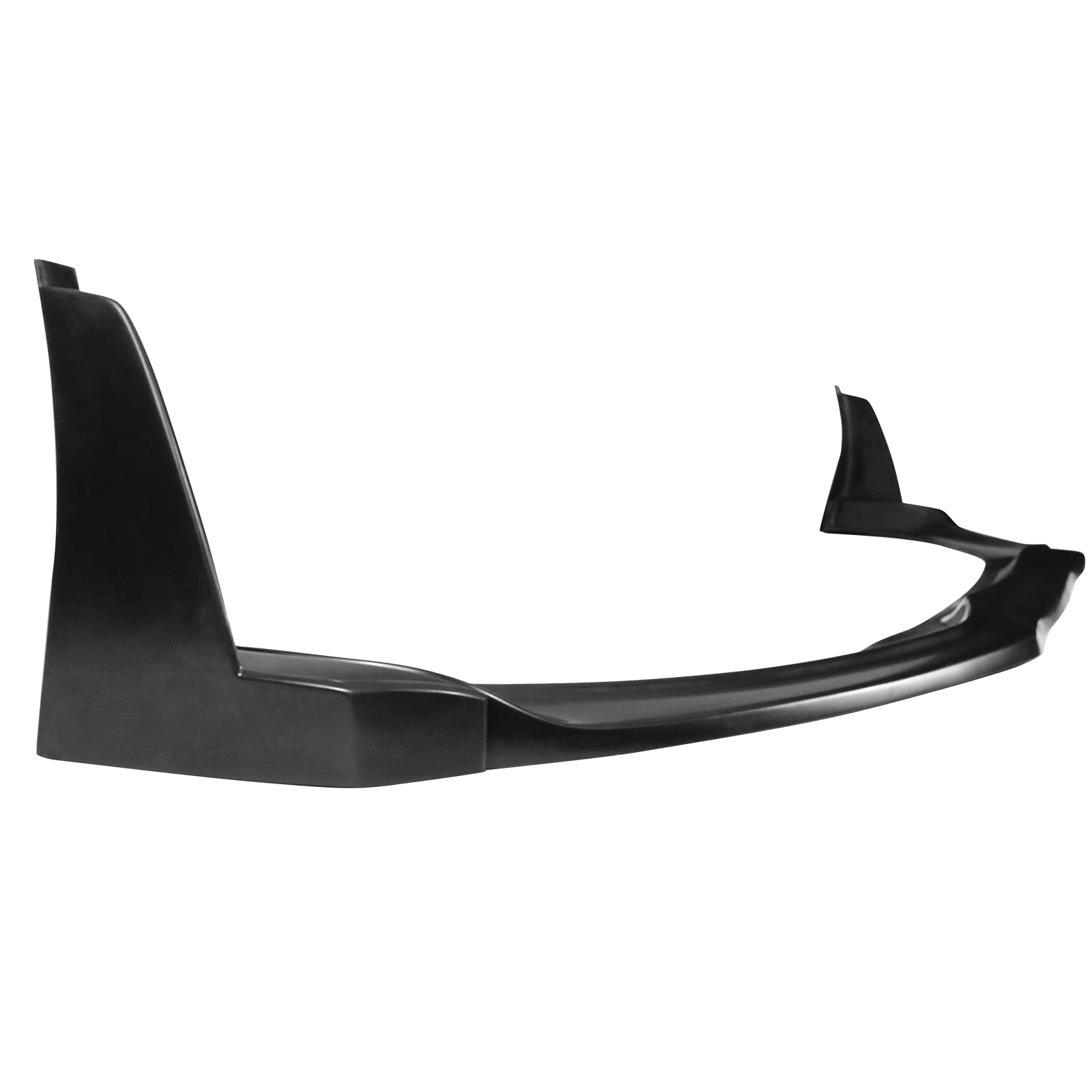 IKON MOTORSPORTS 2PCS Front Bumper Lip Splitter Winglet + Front Bumper Lip for 2017-2020 Toyota 86 | PU Unpainted Black CS Style Body Kit | Enhances Aerodynamics & Protects Bumper | Perfect for Street Racing & Car Shows
