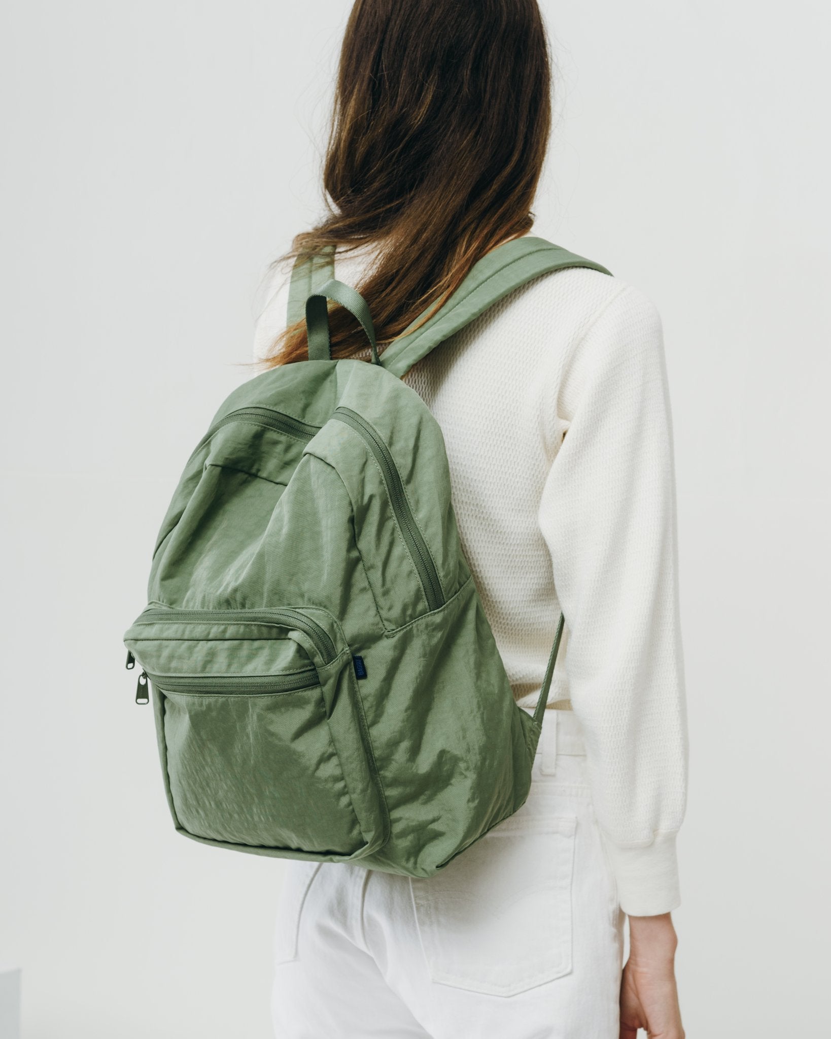 Baggu School Backpack for Teens - Lightweight Durable Olive Green Backpack for High School & College Students - Perfect for Books, Laptop & Everyday Use