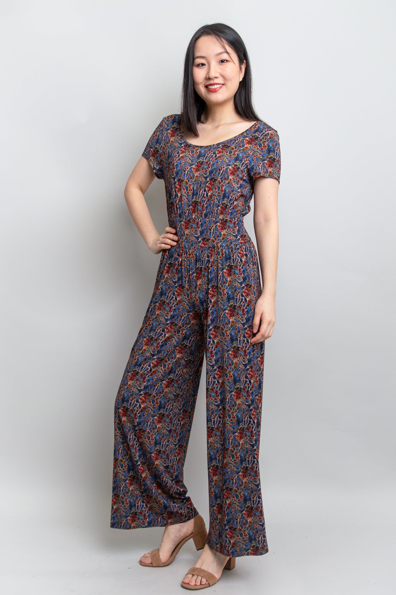 Jolin Jumpsuit - Shadow Dance Bamboo Fabric Women's Romper | Final Sale | Perfect for Summer Outings, Beach Vacations & Casual Wear
