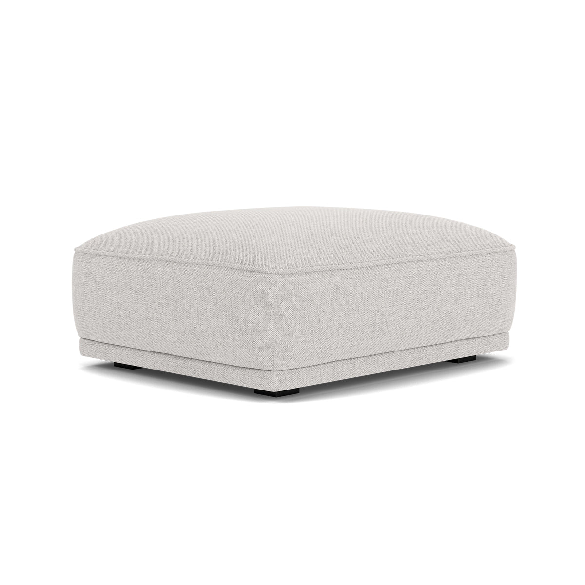 Leonora Fabric Storage Ottoman with Tufted Top - Stylish Footrest, Coffee Table & Extra Seating for Living Room, Bedroom & Dorm