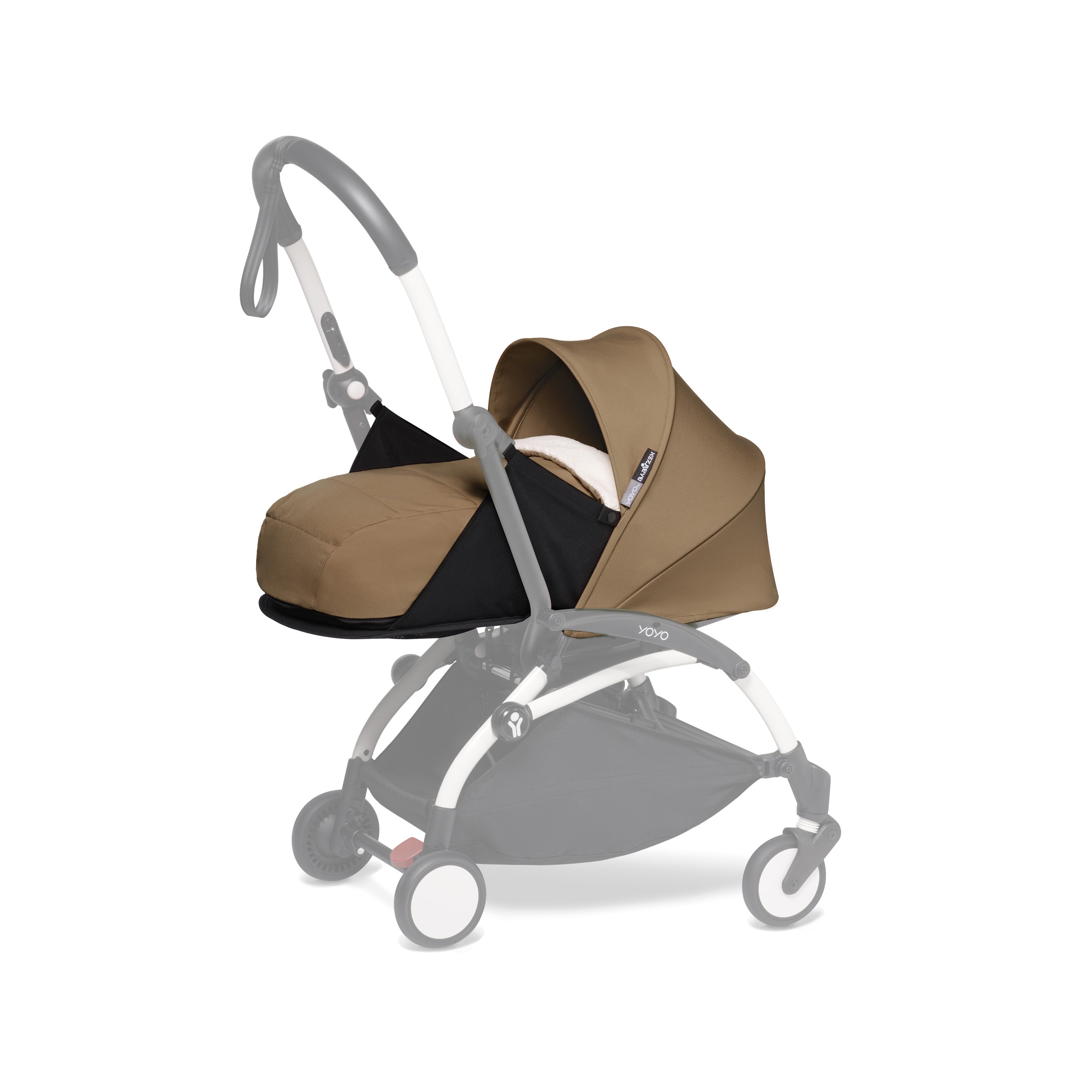 BabyZen YOYO 0+ Newborn Stroller Travel System in Toffee - Lightweight Compact Foldable Baby Carrier for Air Travel & City Walks