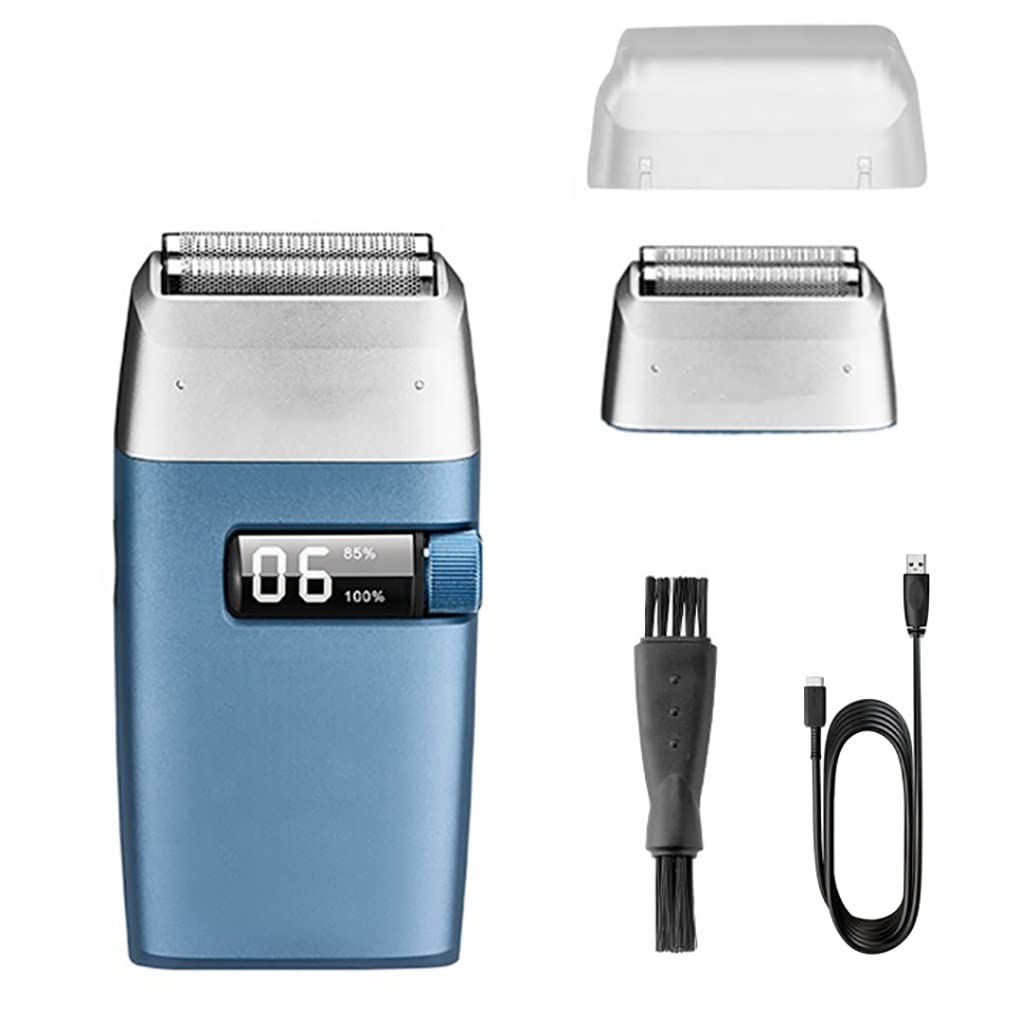 Professional 3-Speed Rechargeable Electric Razor for Men - Waterproof Beard & Head Shaver with Precision Trimmer | Perfect for Travel, Home Use & Bald Head Shaving