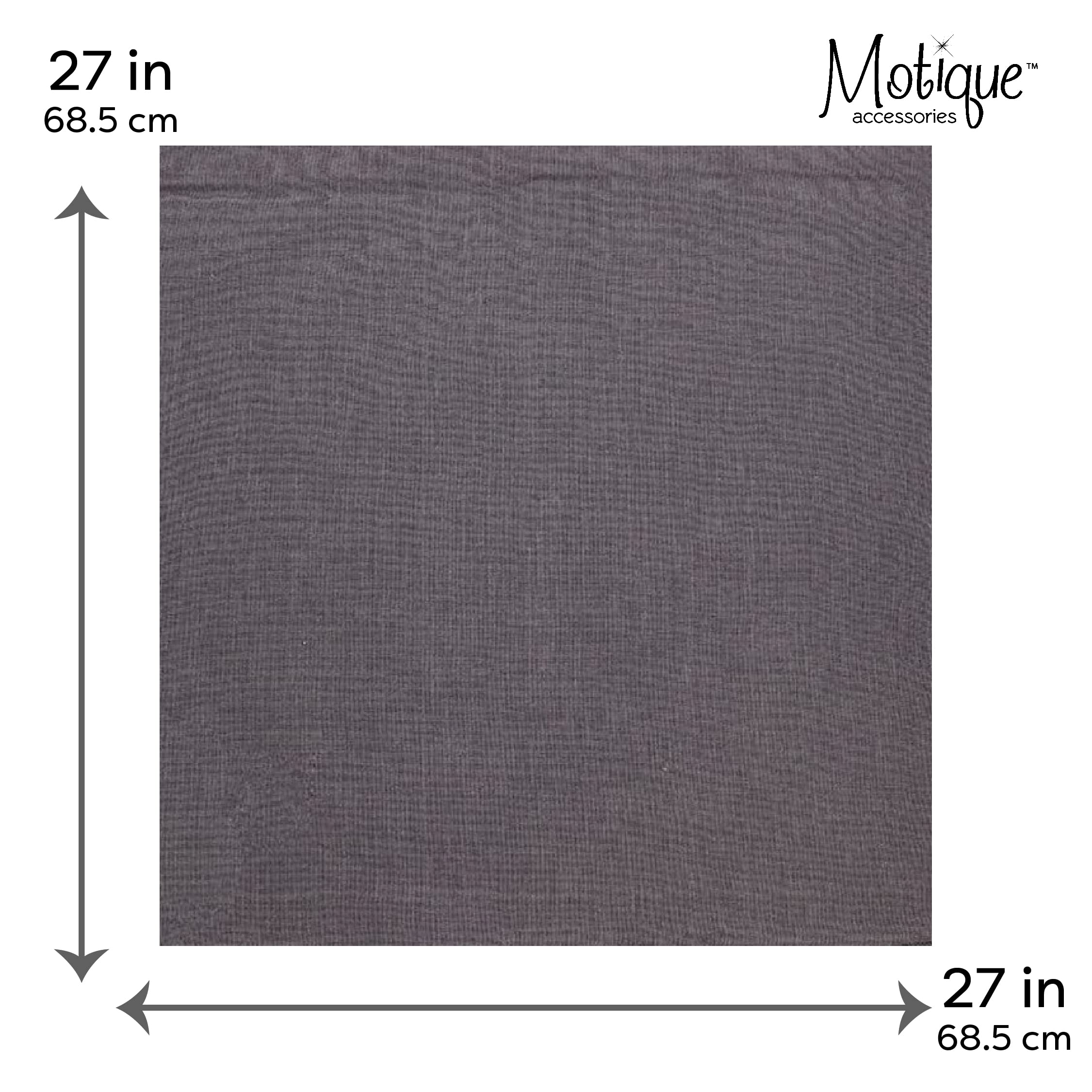 Motique Extra Large Bandana Scarf 27x27 Inch - Soft Solid Cotton Bandana for Men, Women, Dogs - Perfect for Outdoor Activities, Fashion Accessory, Head Wrap, Neck Scarf, Pet Bandana