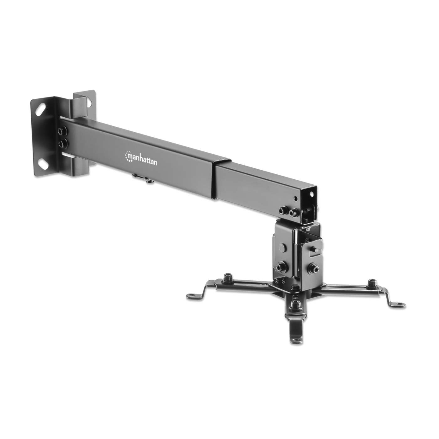 Universal Projector Mount for Wall or Ceiling - Adjustable Heavy Duty Bracket for Home Theater, Classroom & Office Projector Installation (Fits Most Projectors)