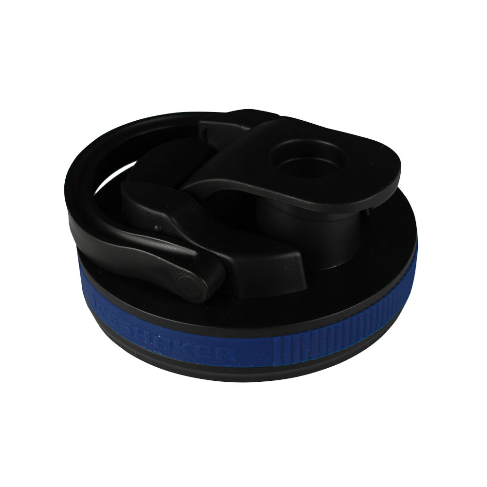 Black Lid with Navy Band