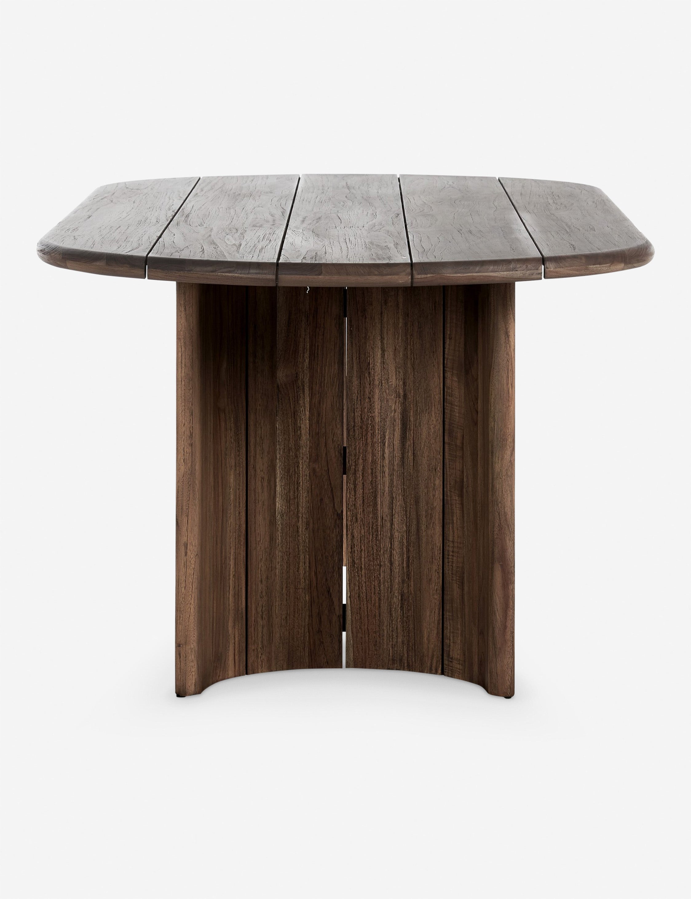 Gilda Outdoor Oval Dining Table - Weather-Resistant Patio Furniture for Garden, Poolside & Backyard Dining