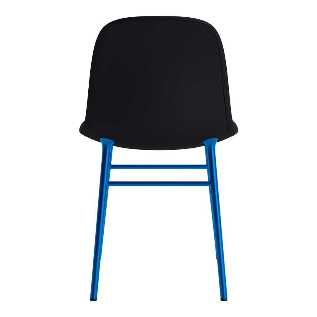 Modern Form Chair with Sturdy Metal Legs & Soft Upholstery - Perfect for Home Office, Living Room & Dining Room Decor
