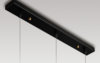 Black Rectangular Panel - Modern Wall Decor for Living Room, Bedroom & Office