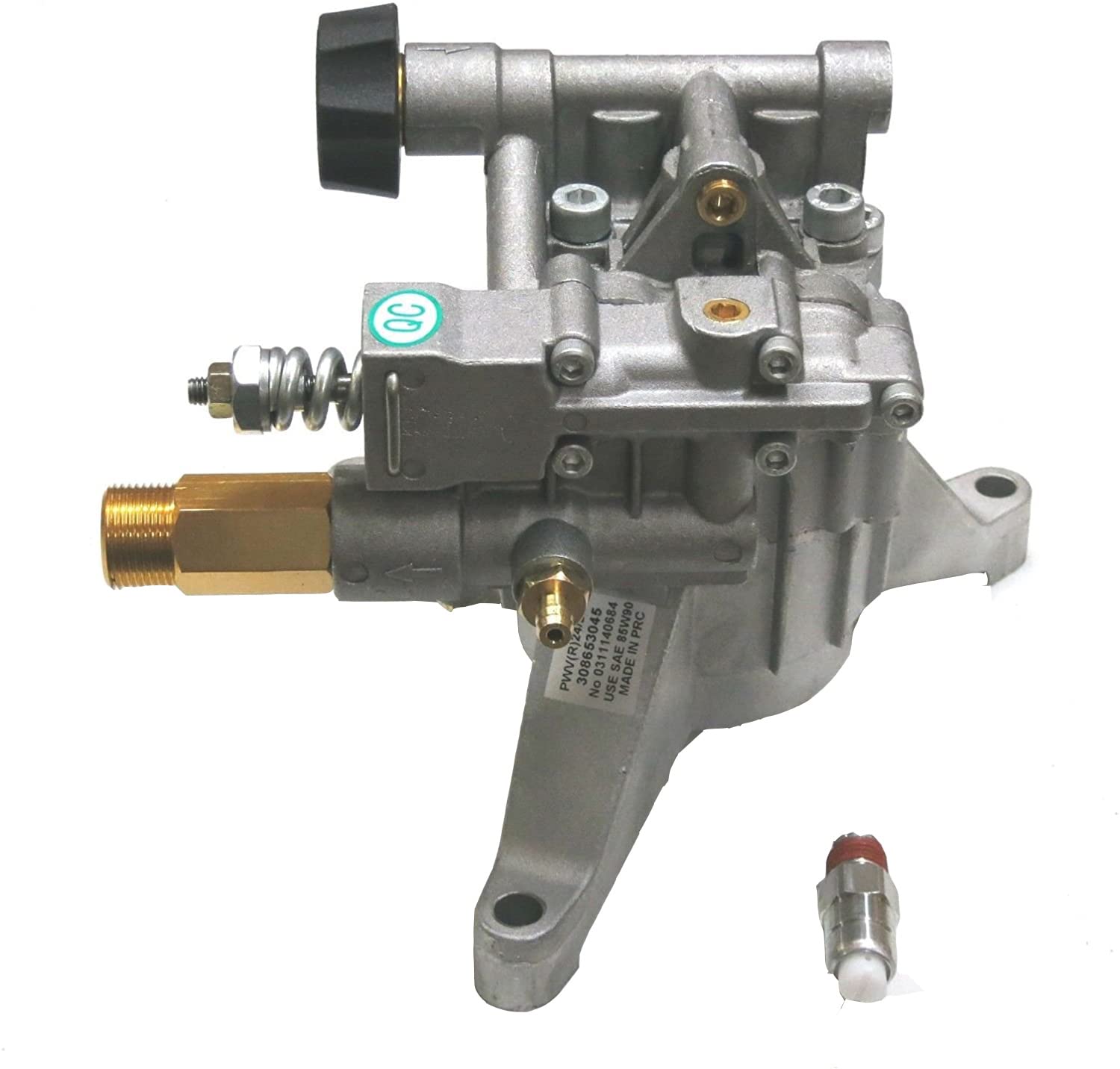 Genuine HOMELITE RYOBI 308653093 Vertical Pump 3000 - Replacement for RIDGID Troy-BILT Echo Powerstroke Workforce BLACKMAX - Perfect for Pressure Washers, Water Transfer, and Outdoor Cleaning Equipment