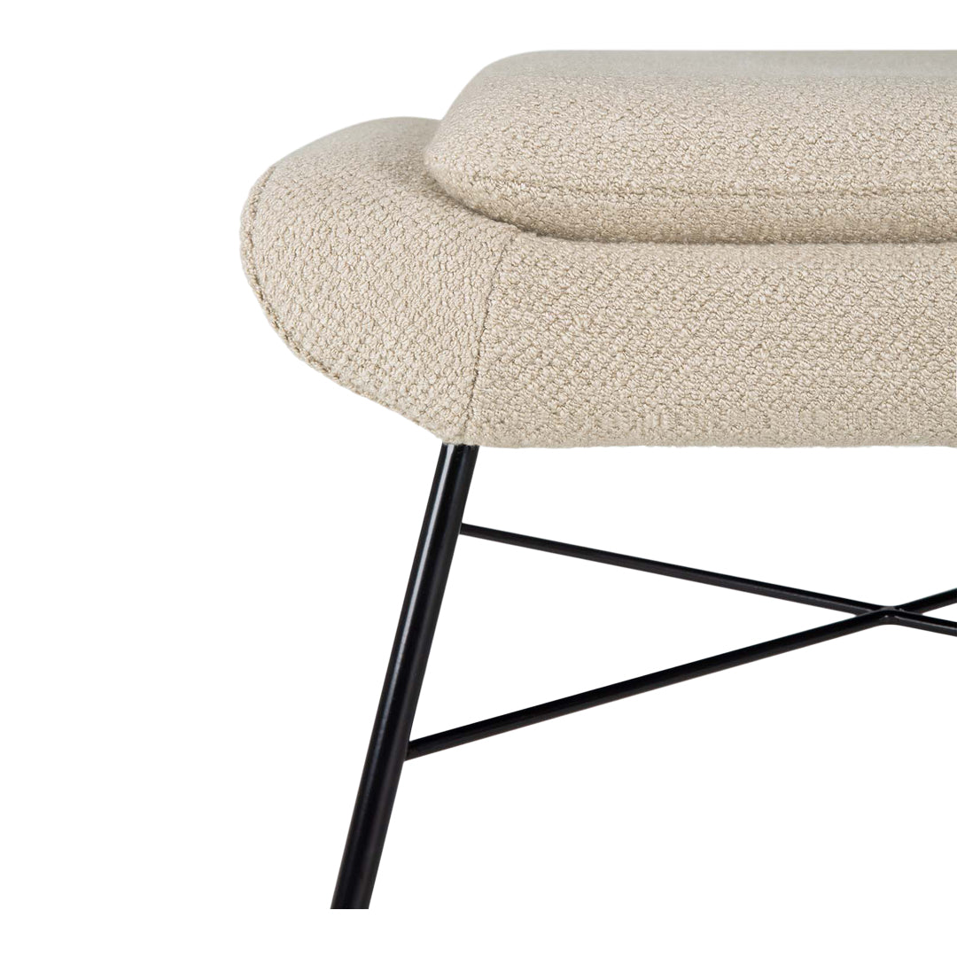 Barrow Footstool - Comfortable and Stylish Ottoman for Living Room, Bedroom, or Office - Perfect for Relaxing, Extra Seating, and Home Decor