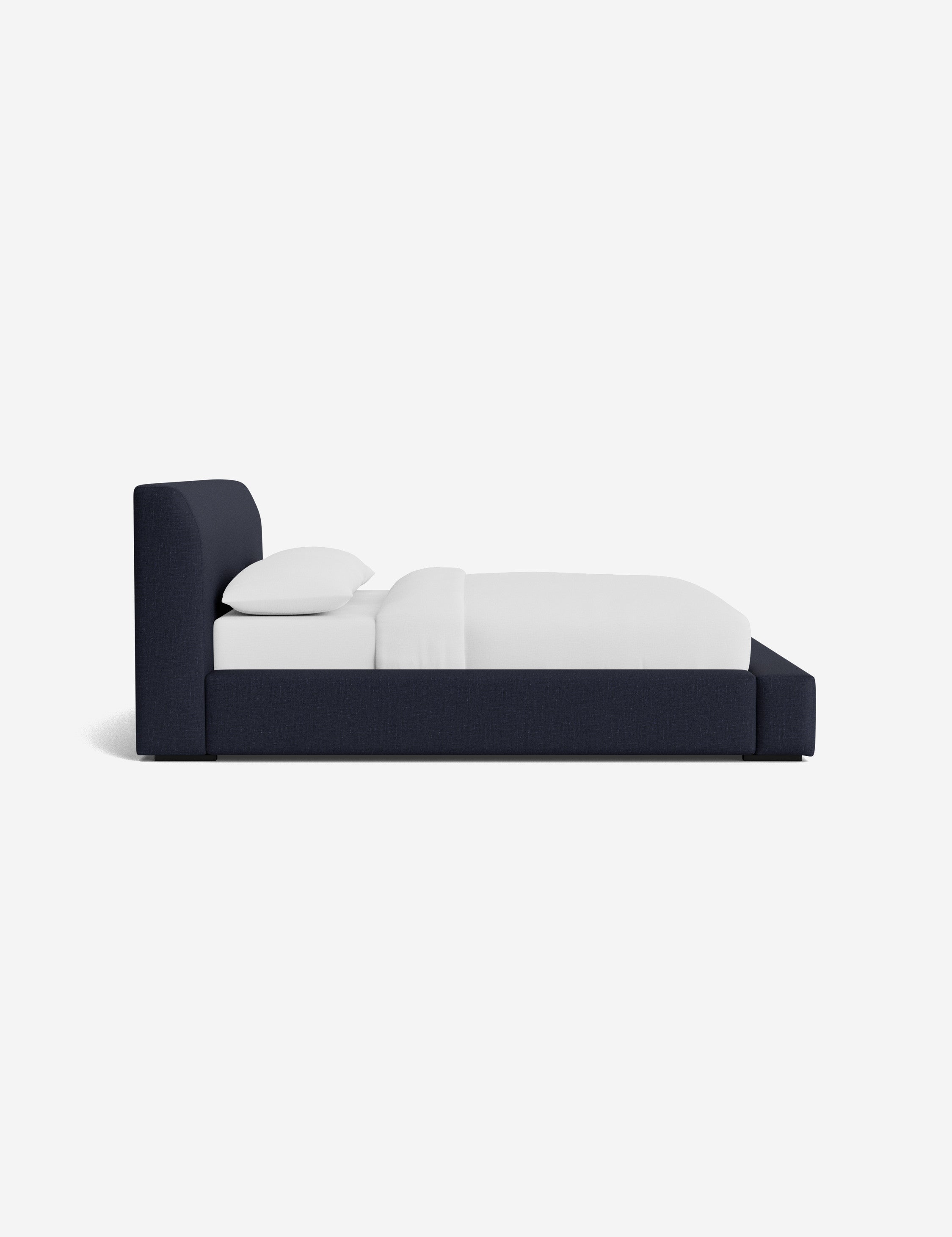 Clayton Platform Bed Frame - Queen Size, Modern Minimalist Wooden Bed with Sturdy Slat Support - Perfect for Bedroom, Guest Room, or Studio Apartment