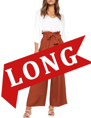 B-orange Pants & White Long Sleeves Top