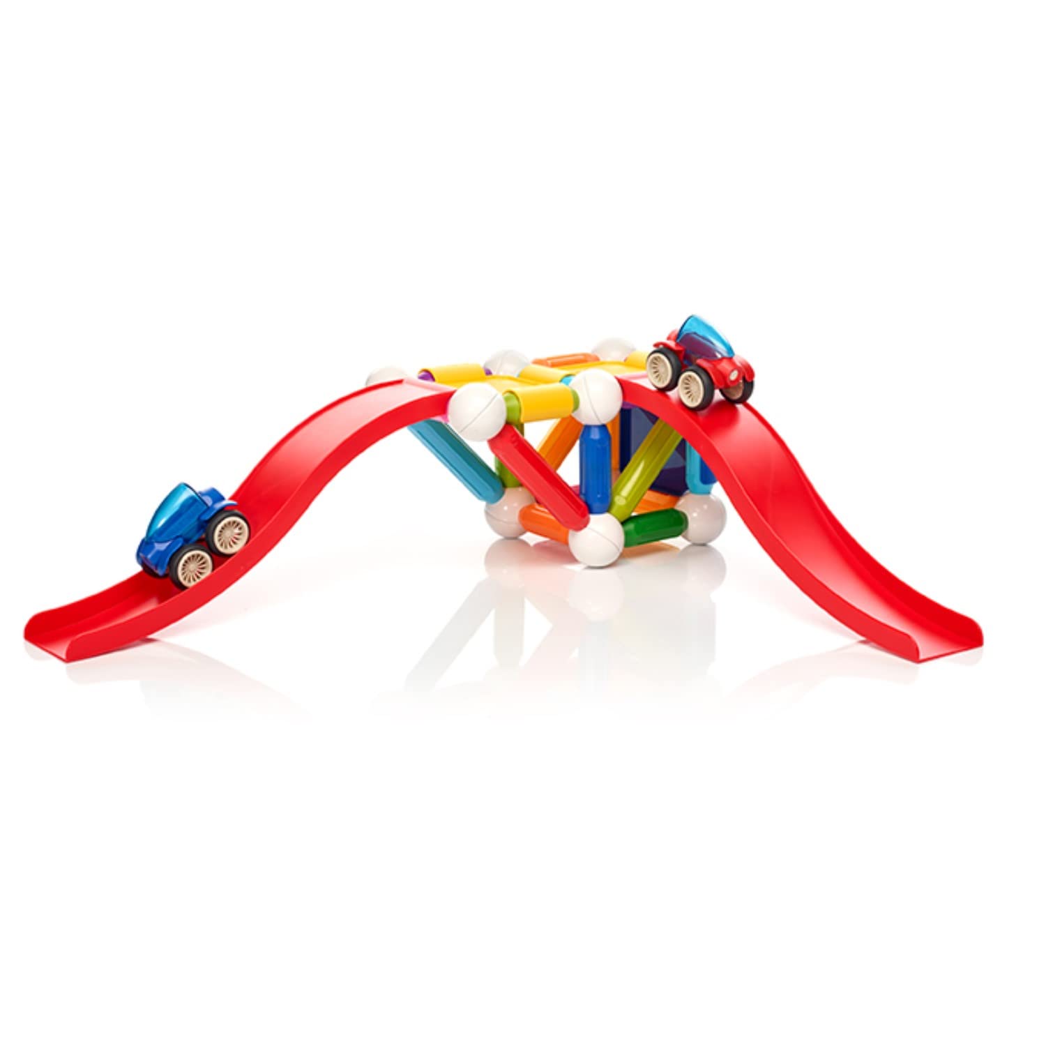 SmartMax Basic Stunt Set - Magnetic Building Toys for Kids STEM Learning | Creative Construction Play for Boys & Girls Ages 3+ | Perfect for Home, Classroom & Daycare Activities
