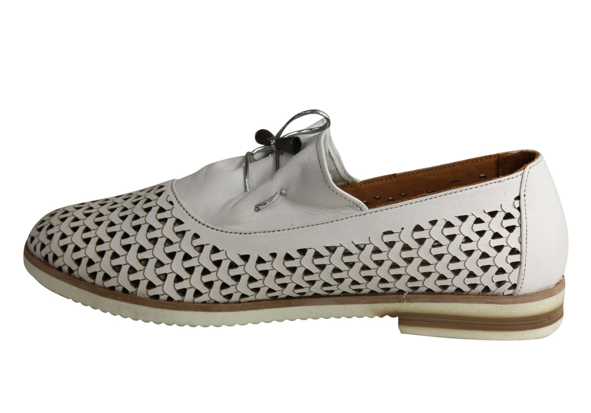 Orizonte Alice Women's European Soft Leather Comfortable Flat Shoes - Stylish & Comfortable Everyday Loafers for Work, Travel & Casual Wear