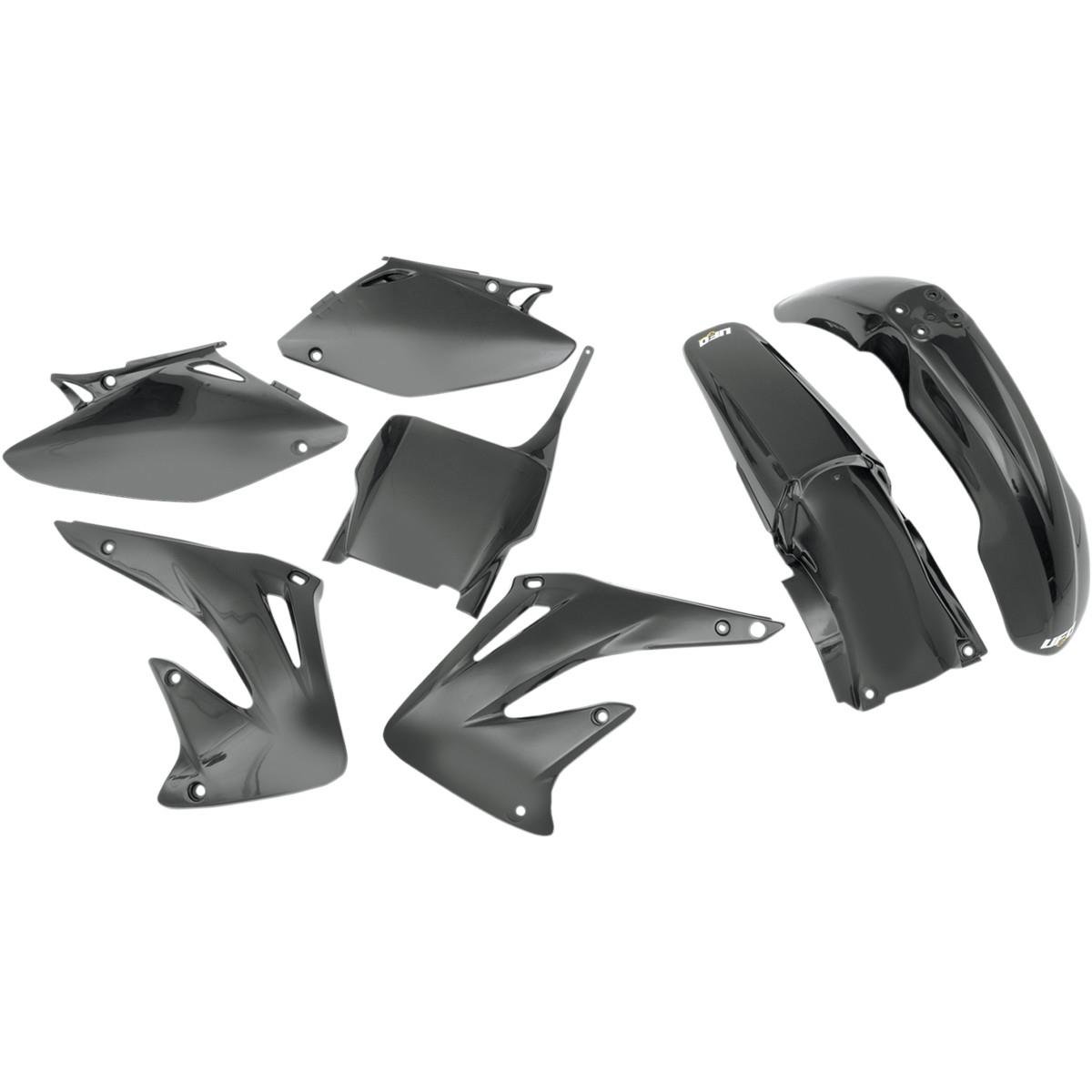 UFO HOKIT107-001 Complete Body Kit for Honda CRF450 2004 - Black | Durable Motorcycle Plastic Kit for Off-Road Racing & Trail Riding