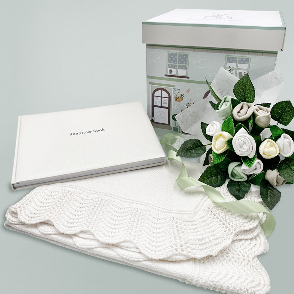 Baby Blessings Keepsake Gift Box - Personalized Newborn Christening Present for Baptism, Baby Shower & First Birthday - Perfect for Memory Keeping & Special Occasions