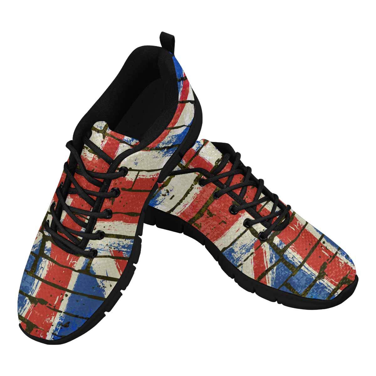 **InterestPrint British Union Jack Flag Women's Walking Shoes – Breathable Mesh Sneakers for Athletic, Casual & Work Comfort | Perfect for Gym, Travel & Daily Wear**