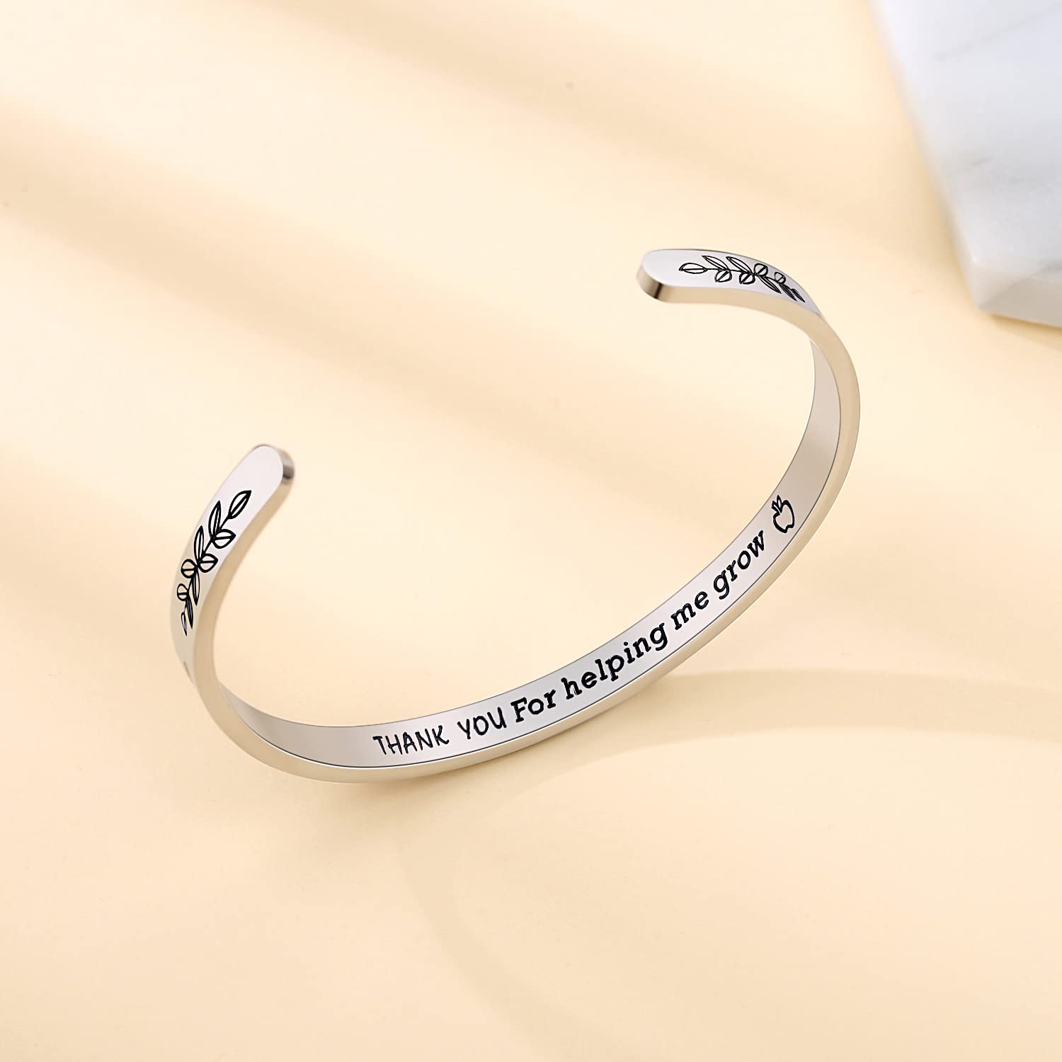 Personalized Cuff Bracelets for Women & Teen Girls - Best Friend, Sister, Mom, Daughter, Granddaughter, Cousin - Custom Birthday, Mother's Day, Christmas, Easter Jewelry Gifts - Perfect for Everyday Wear, Special Occasions & Gift Giving