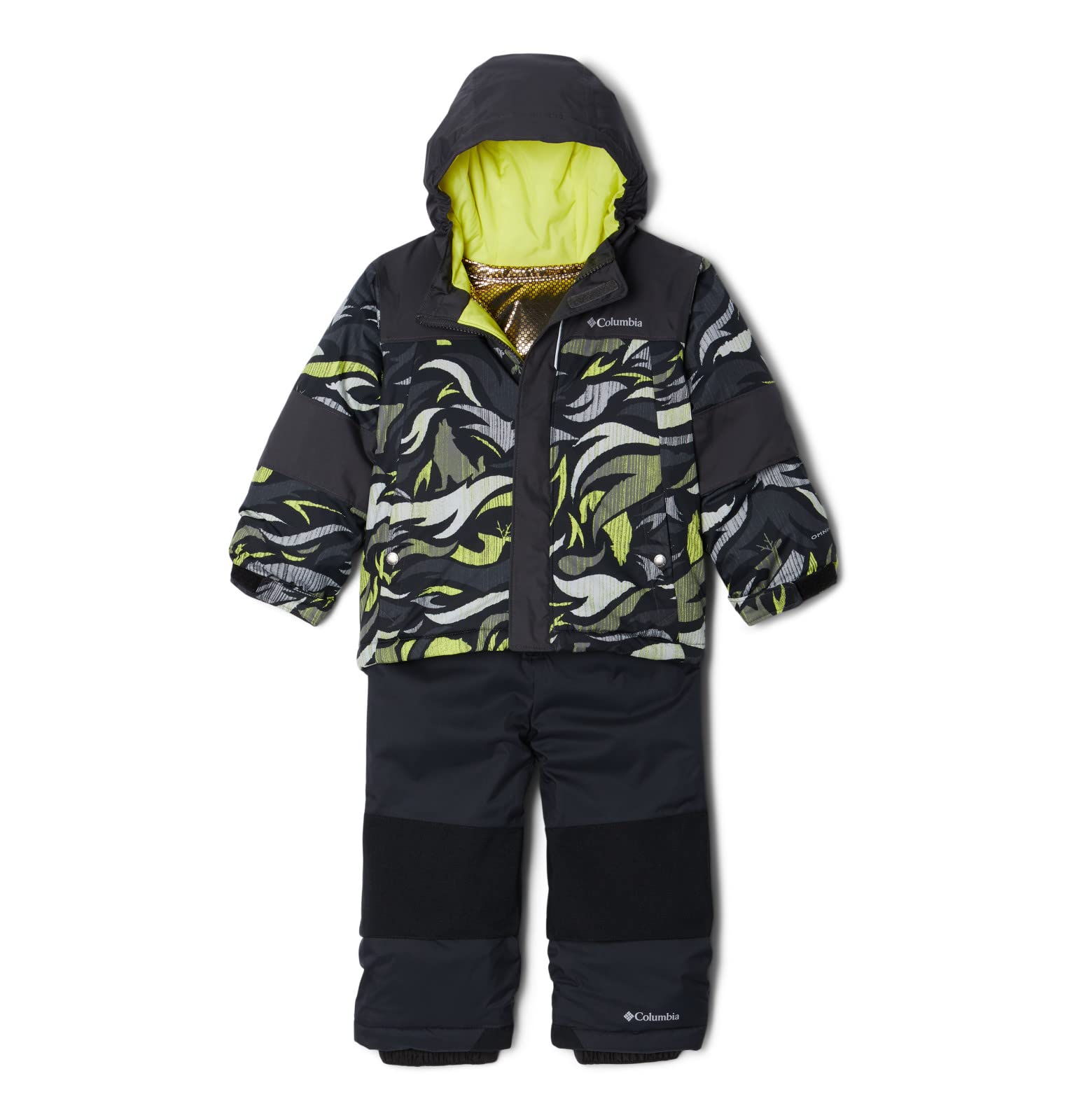 Columbia Baby Boys' Mighty Mogul Snowsuit Set - Waterproof Winter Jacket & Bib Pants for Toddler Outdoor Play, Skiing & Snow Adventures