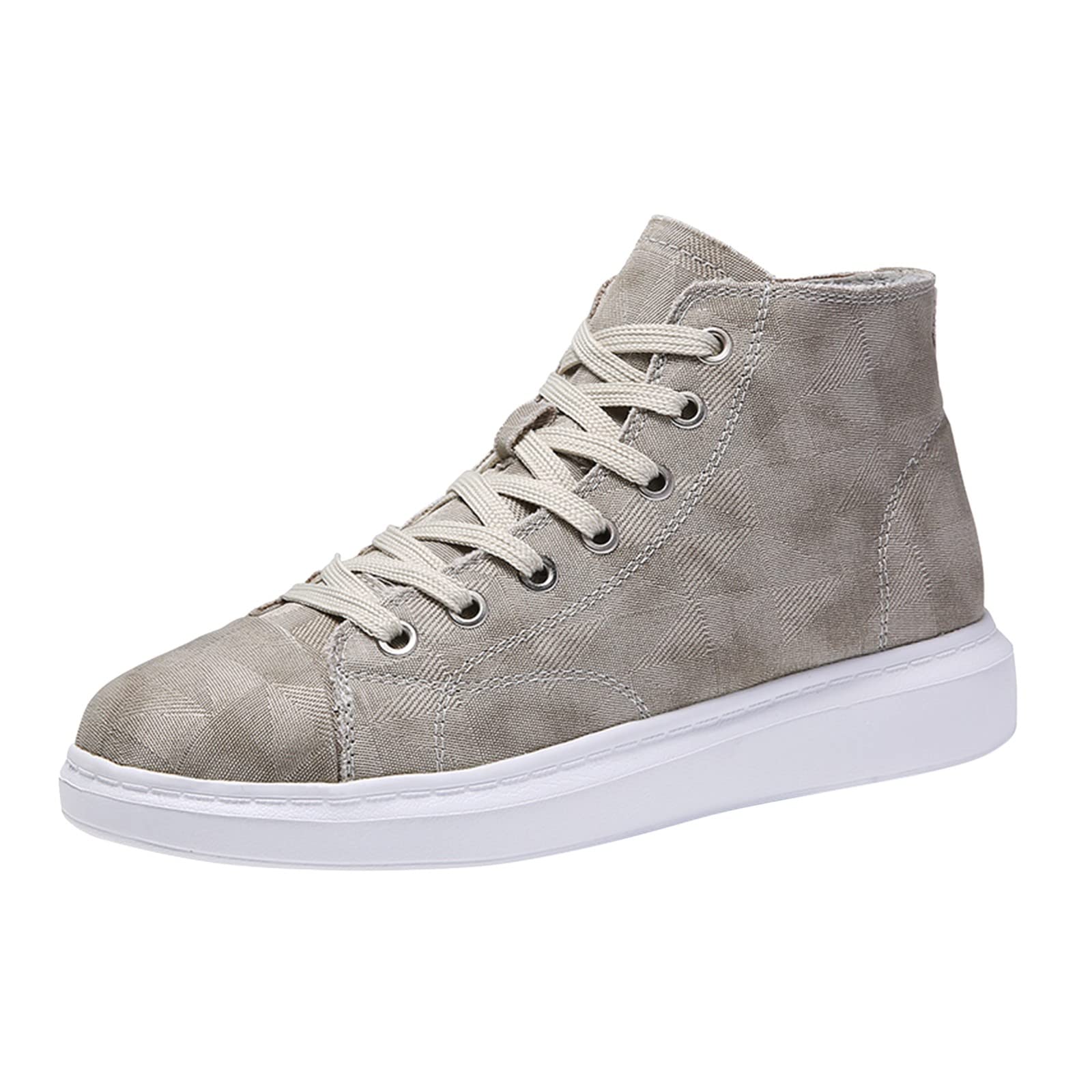 Breathable Women's Walking Shoes - Comfortable Lace-Up Canvas Casual Shoes with Round Toe | Perfect for Daily Wear, Travel & Light Exercise