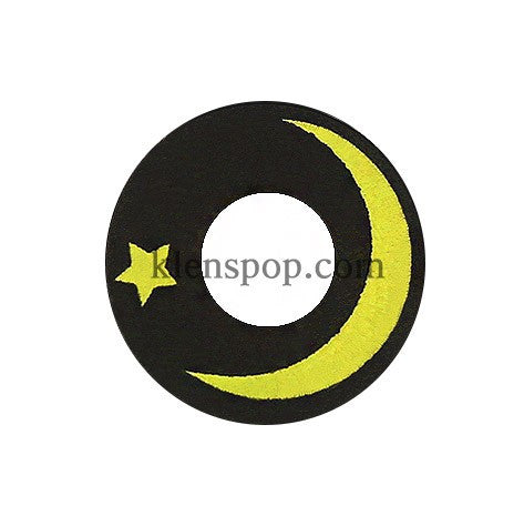 084 Yellow Moon and Star Decor Set (2Pcs) - Perfect for Bedroom Wall Art, Nursery Decor, and Boho Home Aesthetics