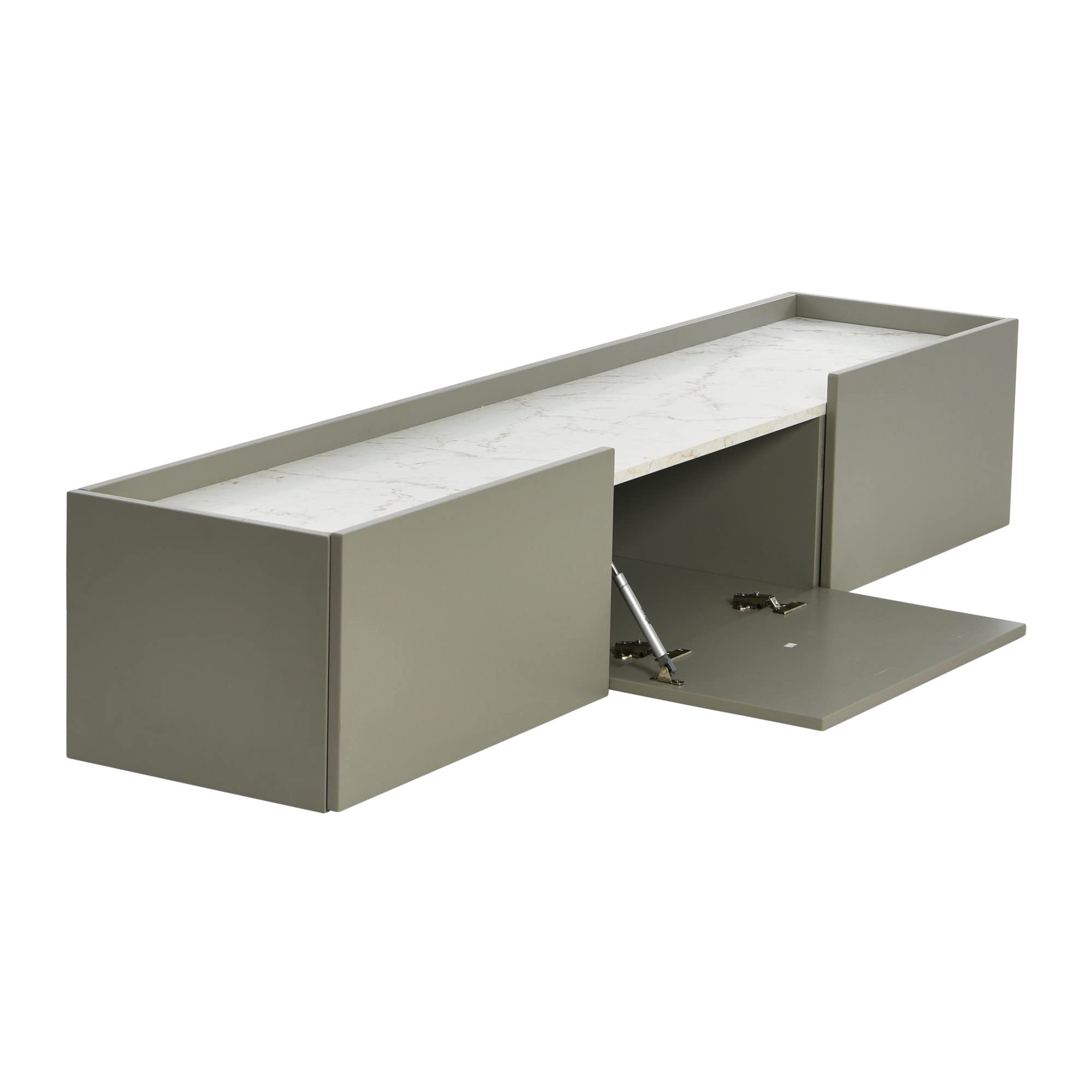 Creative Co-Op Floating 3-Door Console Cabinet - 16