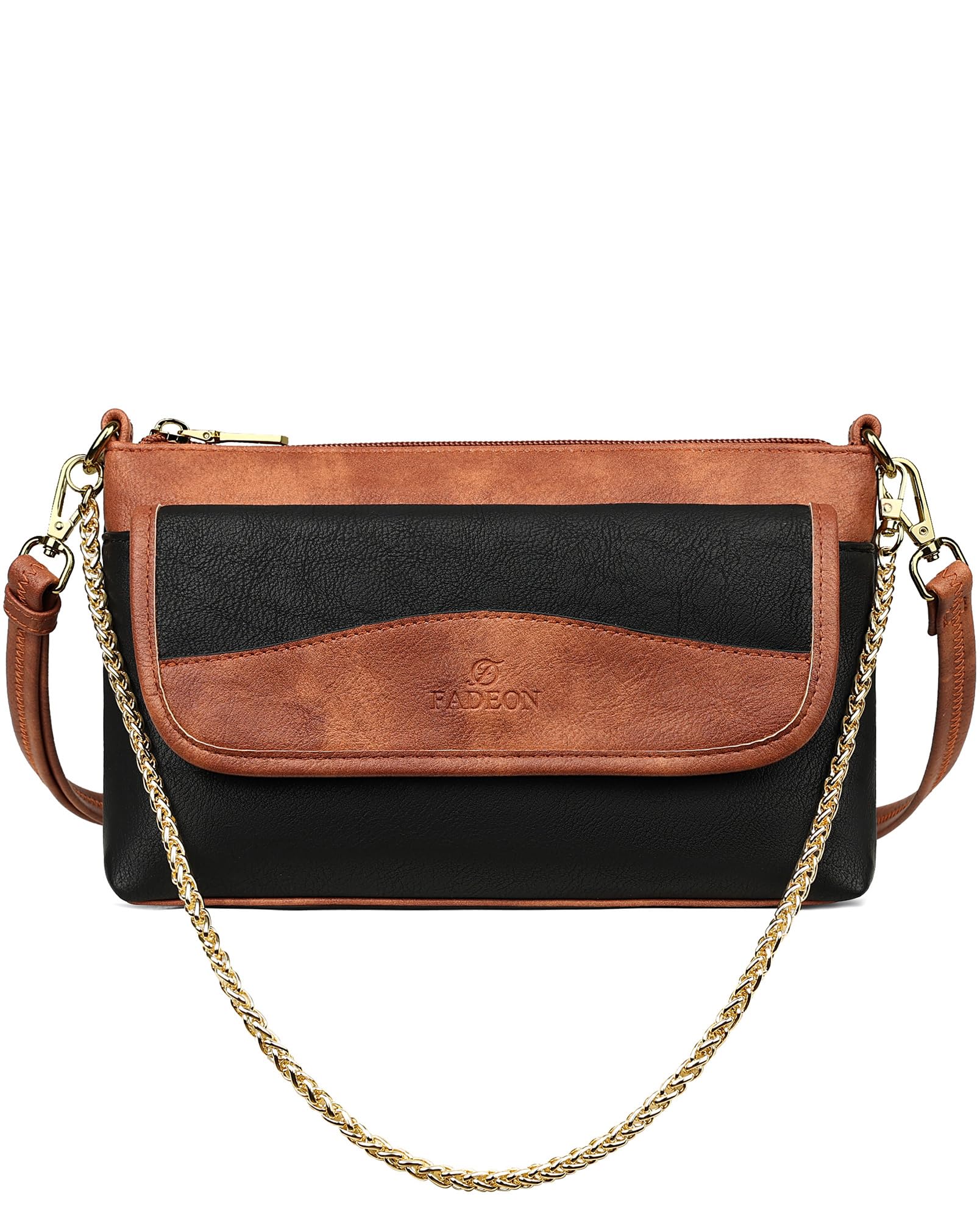 Trendy Vegan Leather Crossbody Bag for Women - Small Designer Shoulder Handbag & Wristlet Purse | Perfect for Everyday Use, Date Nights & Travel Accessories