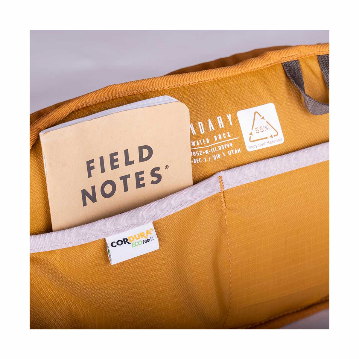Boundary Rennen Recycled Crossbody Bag for Women - Eco-Friendly Slate Shoulder Purse - Perfect for Travel, Work & Everyday Use