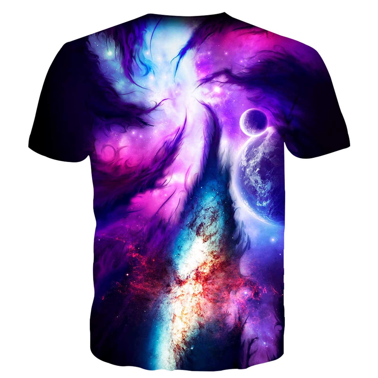 SYAIMN Unisex 3D Printed Graphic T-Shirts - Funny Colorful Summer Tees for Men & Women - Casual Wear, Street Fashion, Gift Ideas, Party Outfits