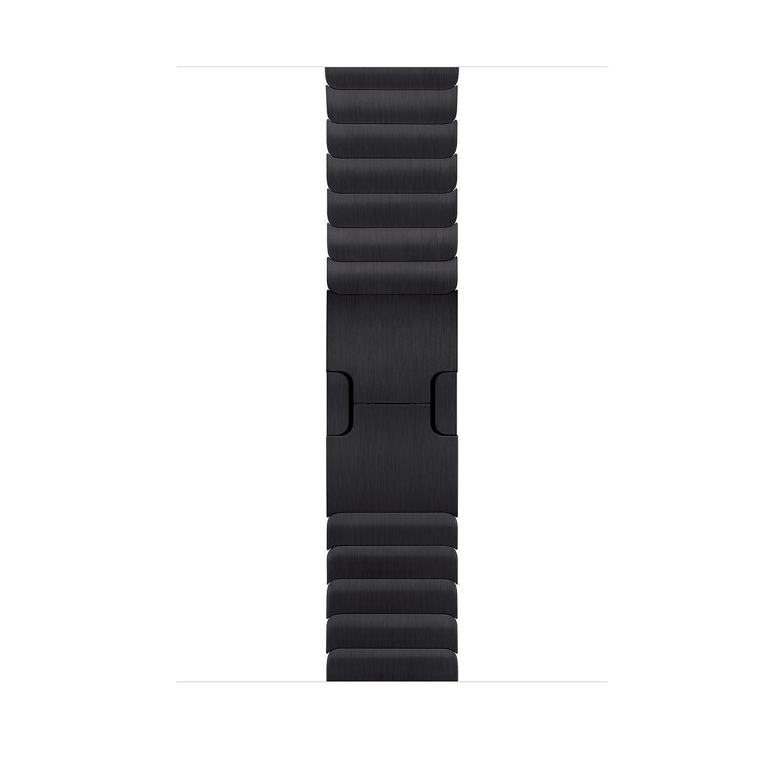 Premium Black Link Bracelet Band for Apple Watch - Adjustable Stainless Steel Strap for Men & Women - Perfect for Workouts, Office & Everyday Wear