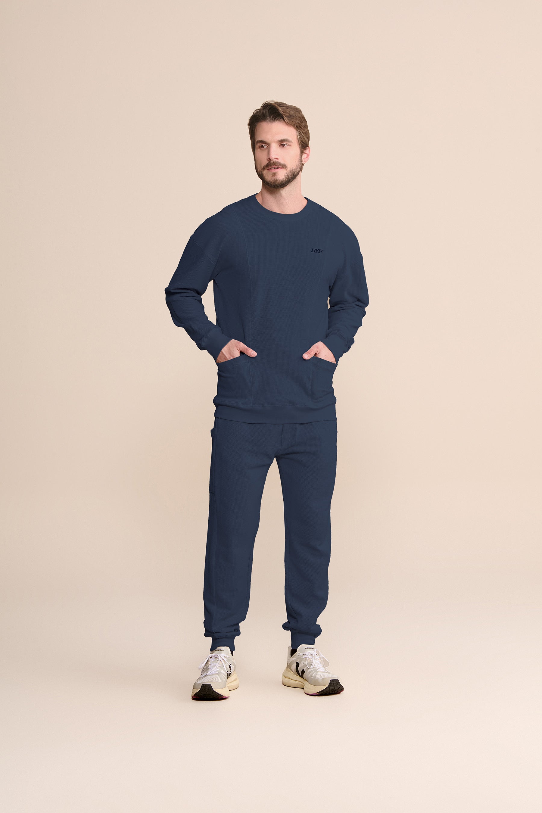 Men's Rustic Washed Jogger Pants - Comfortable Casual Sweatpants for Lounge, Workout & Streetwear Fashion