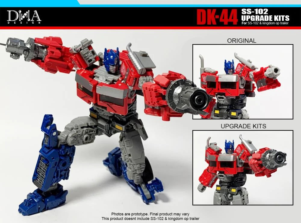 DNA Design DK 44 Upgrade Kit for Transformers Studio Series SS 102 Optimus Prime - Enhance Your Collectible Figure with Premium Accessories for Display & Photography