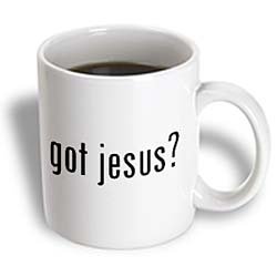 3dRose Got Jesus Ceramic Coffee Mug - 11 Oz Inspirational Christian Gift for Church, Bible Study & Daily Devotion