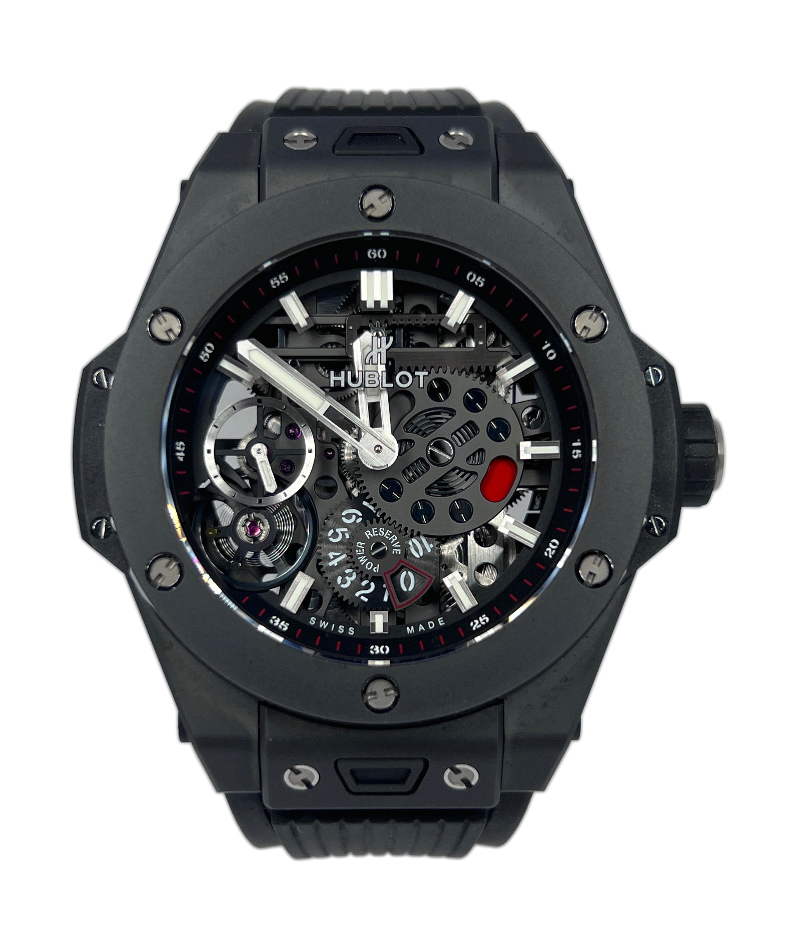 Hublot Big Bang Meca-10 Black Magic Men's Luxury Watch - Automatic Skeleton Dial, 45mm Case - Perfect for Business, Gifting & Special Occasions