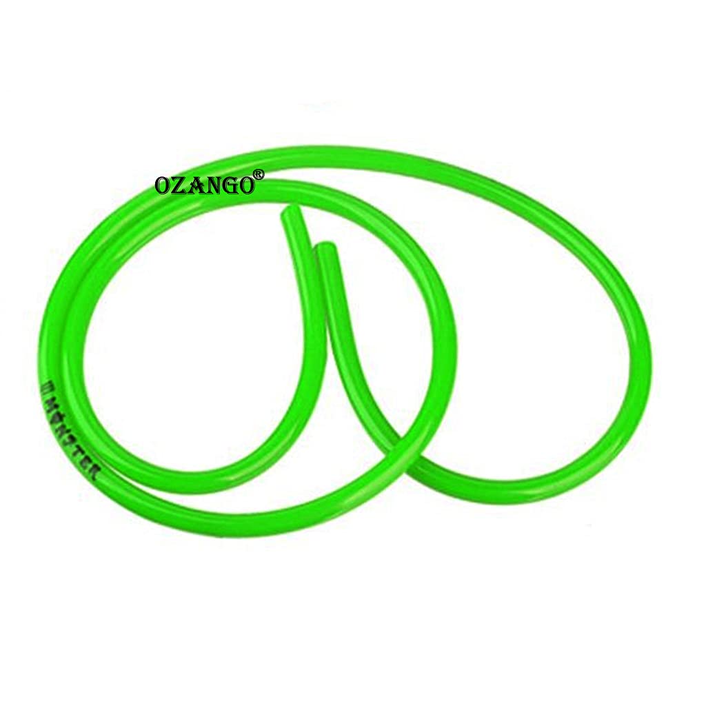 OZANGO 39-Inch Universal Fuel Line Hose - Green Gas Oil Petrol Tube Pipe Compatible with Mahindra Cars & Motorcycles - Perfect for Bike, ATV, Lawn Mower & Small Engine Repair