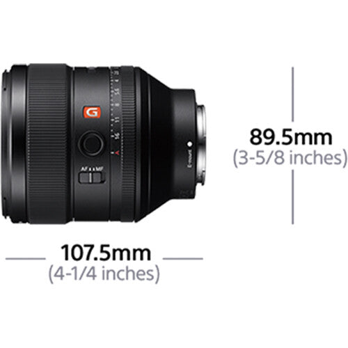 Open Box Excellent Condition Sony FE 85mm f/1.4 GM Lens - Premium Portrait Photography for Professionals & Enthusiasts - Perfect for Weddings, Studio Shoots & Low-Light Scenes