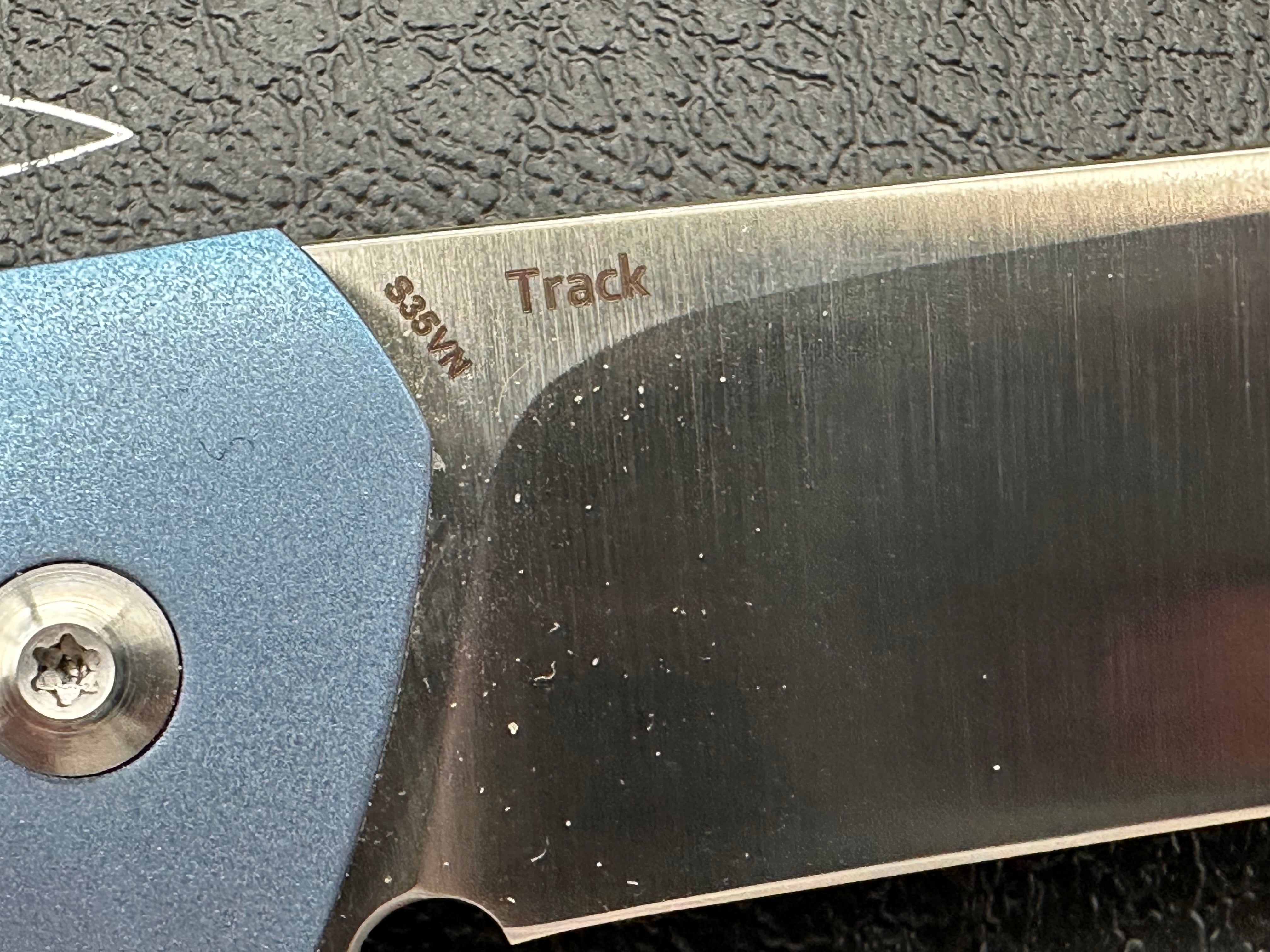 Amare Knives Track Liner Lock Folding Knife - 3.75