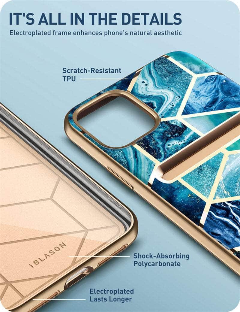 I BLASON iPhone 13 Cosmo Slim Designer Wallet Case with Card Holder - Perfect for Everyday Use, Travel & Business (Compatible with iPhone 13)
