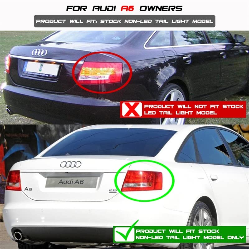 Spyder Auto 5079602 LED Tail Lights Black/Clear - High-Performance Brake Lights for Trucks, SUVs & Cars