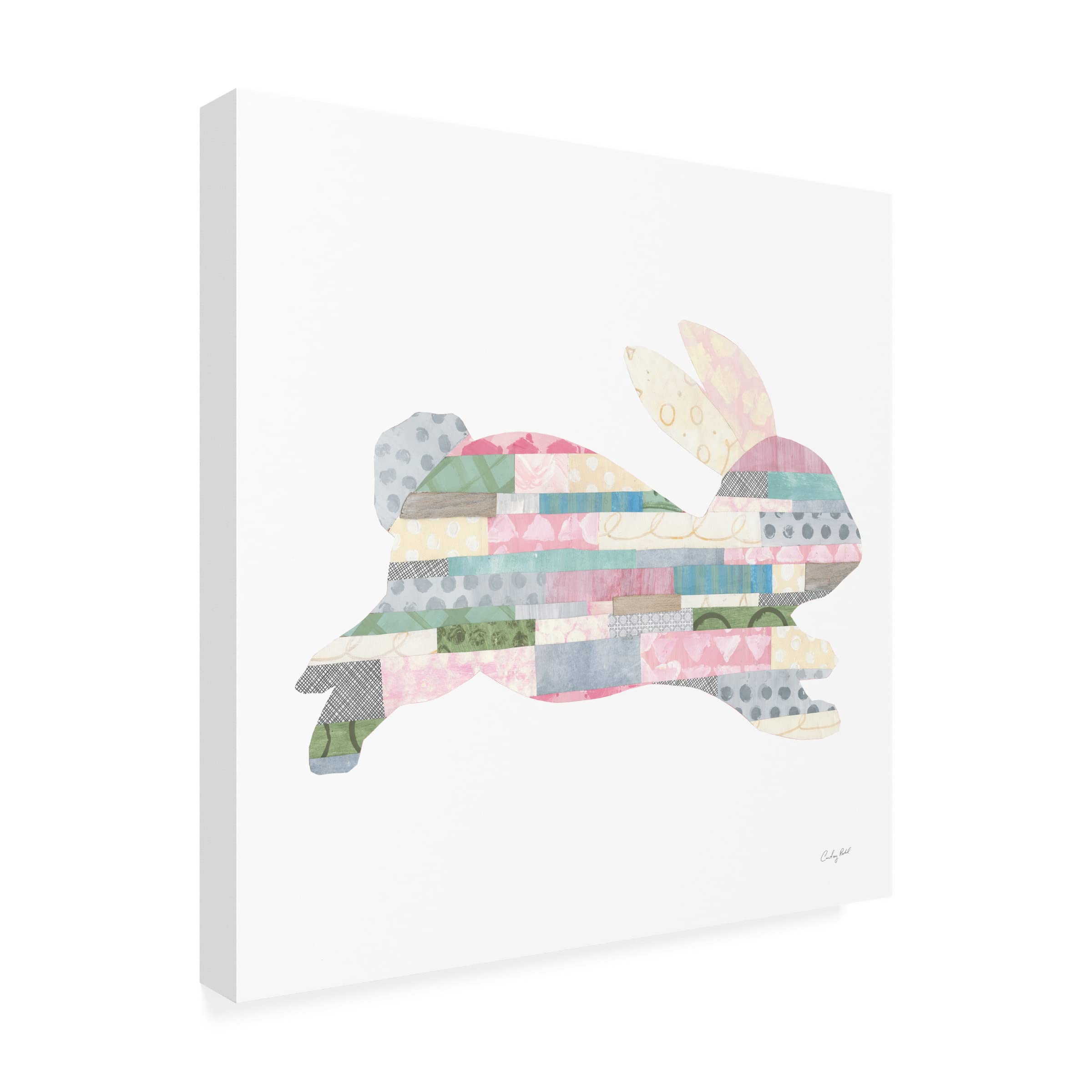 Courtney Prahl 'Spring into Easter I' Canvas Wall Art - Vibrant Floral Easter Decor for Home, Living Room & Office - Perfect Easter Gift & Spring Home Decor