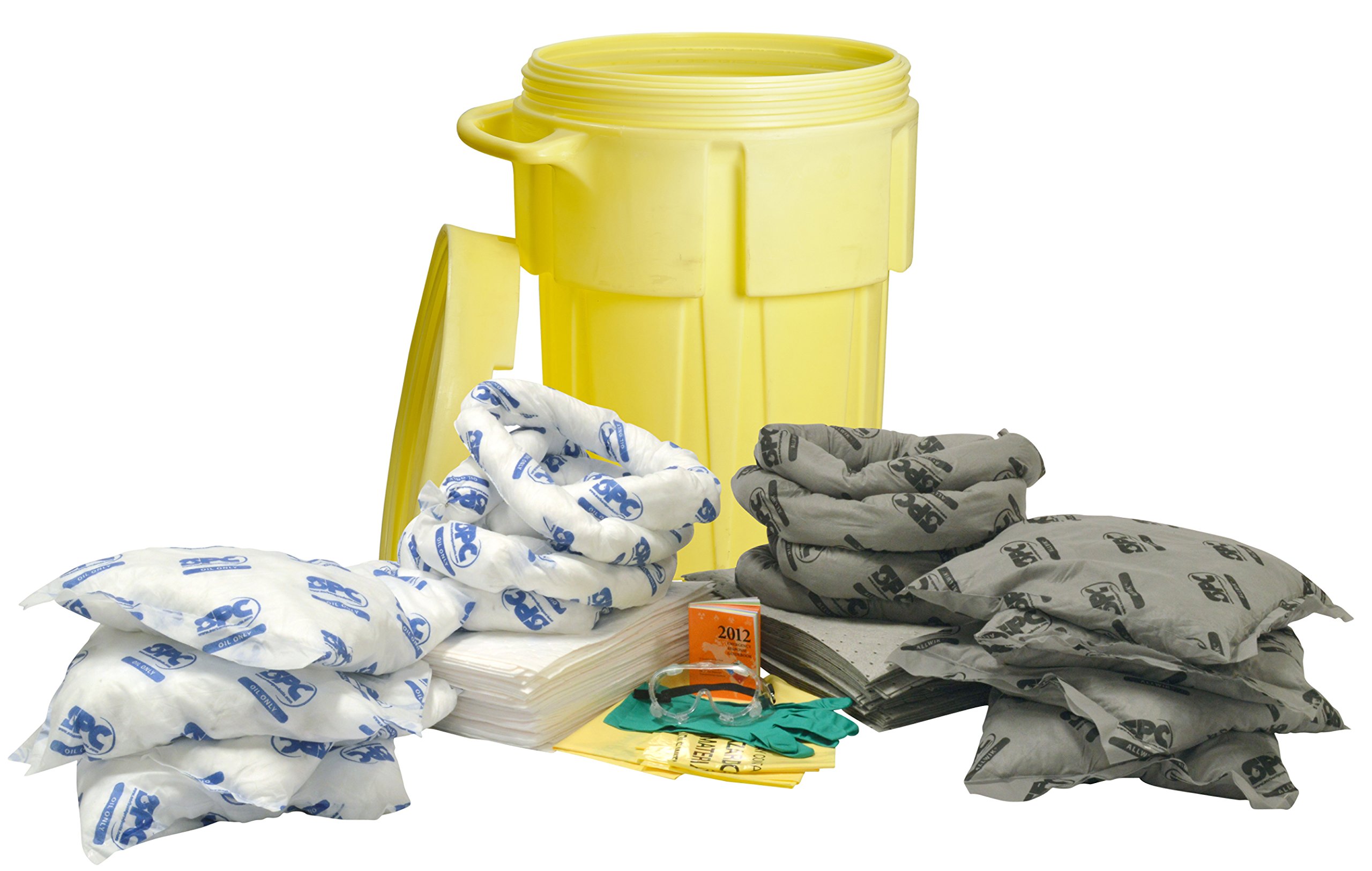 Brady SPC SKMA-55W Universal Oil Spill Kit - 55 Gallon Capacity | Emergency Spill Containment for Workshops, Garages & Industrial Sites
