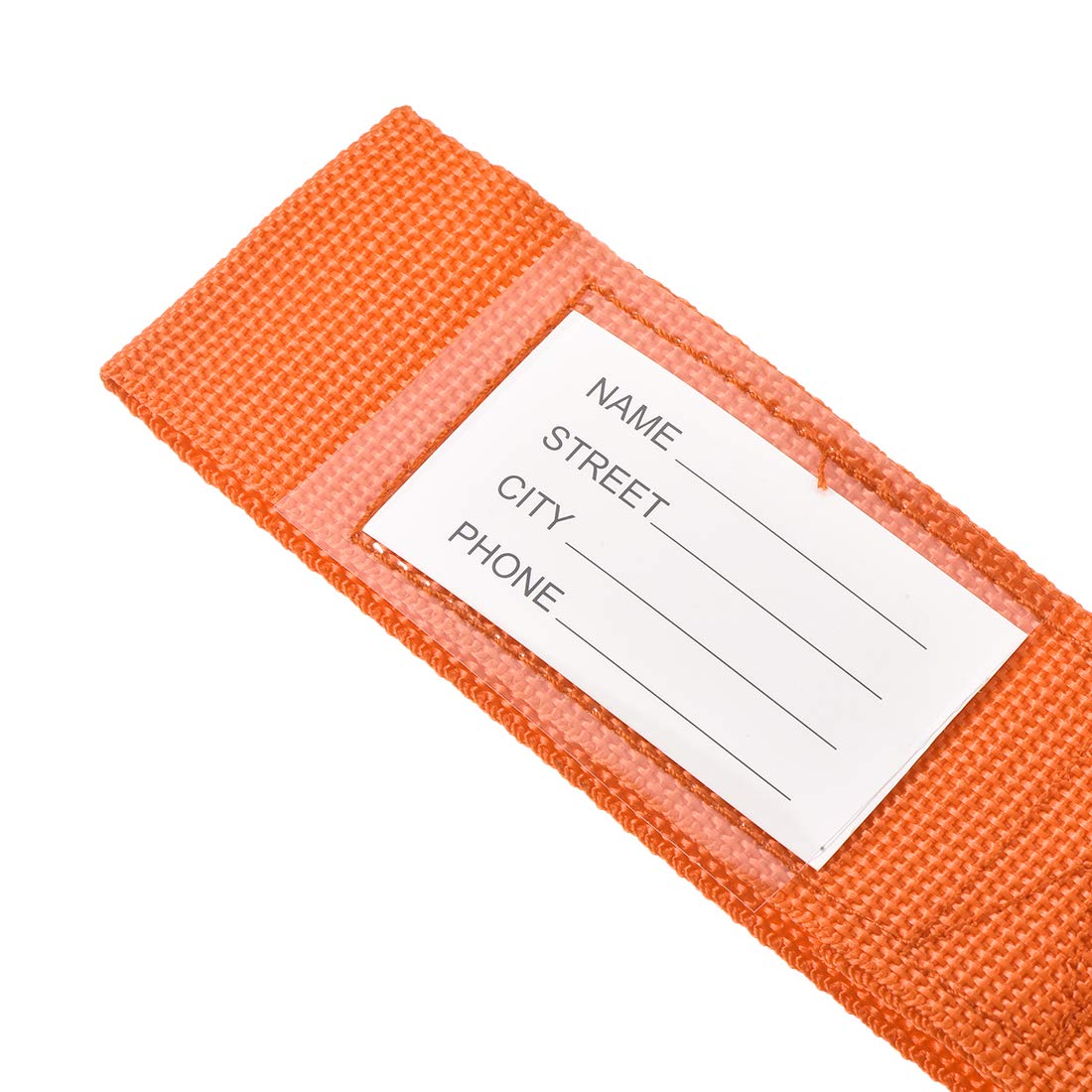 uxcell Adjustable Luggage Straps with Buckle & Combination Lock - 2Mx5cm PP Travel Packing Belts (Orange, 2-Pack) - Secure Suitcases for Air Travel & Train Trips