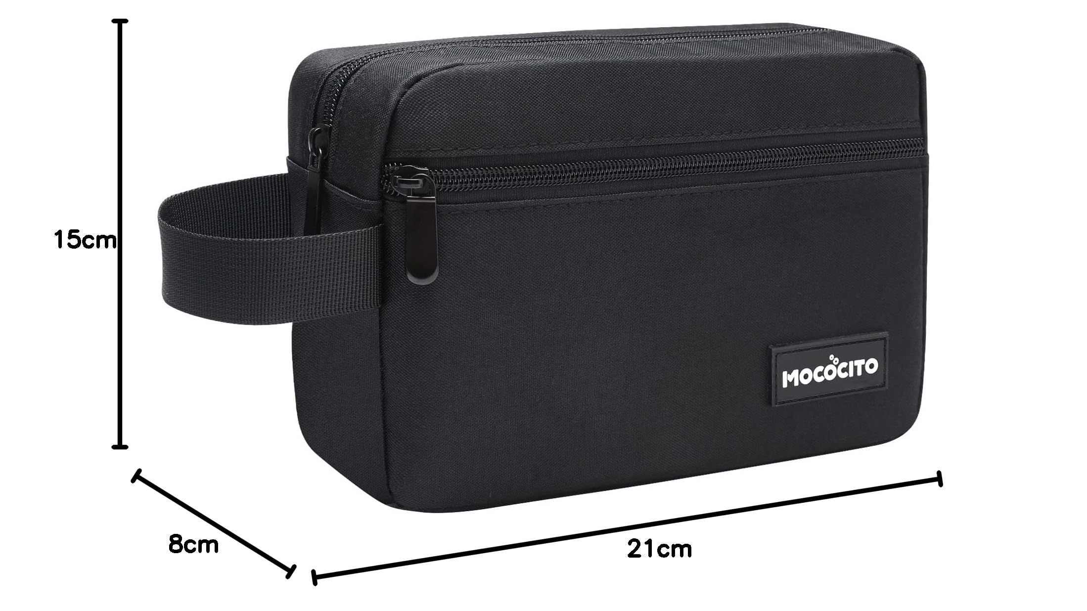 MOCOCITO Hanging Toiletry Bag for Men & Women - Waterproof Travel Cosmetic Organizer with Multiple Pockets - Perfect for Gym, Shower, Bathroom & Camping Trips