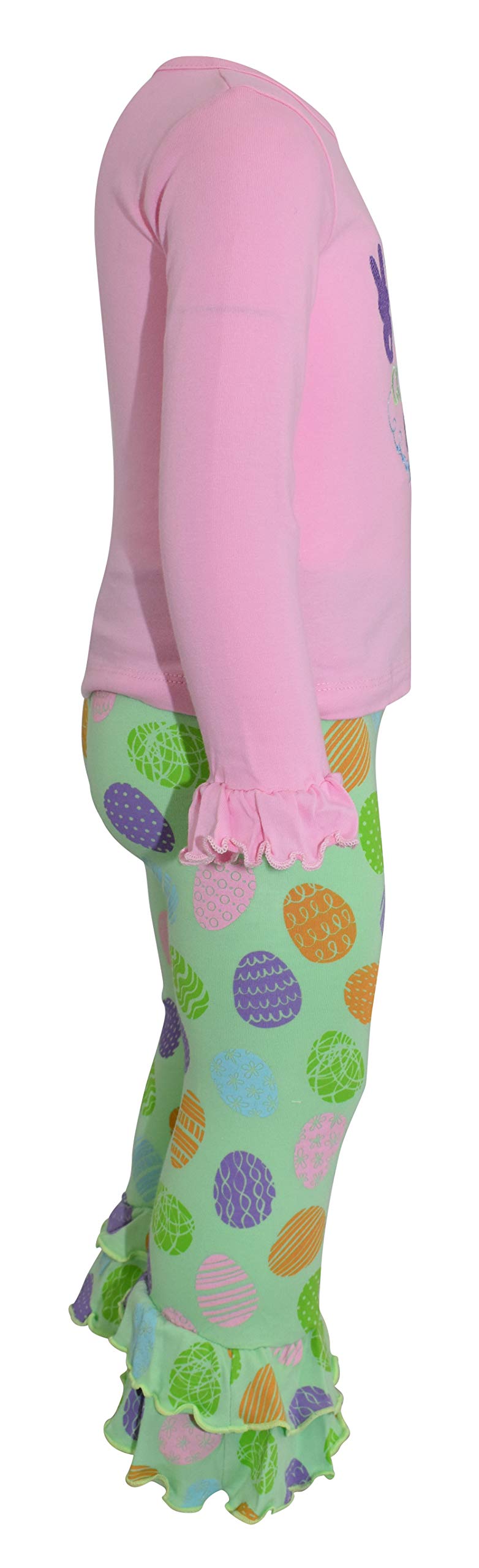 Unique 2-Piece Baby Girl Outfit - Ruffle Leggings & Long Sleeve Shirt Set for Toddlers | Playtime & Photo Shoots